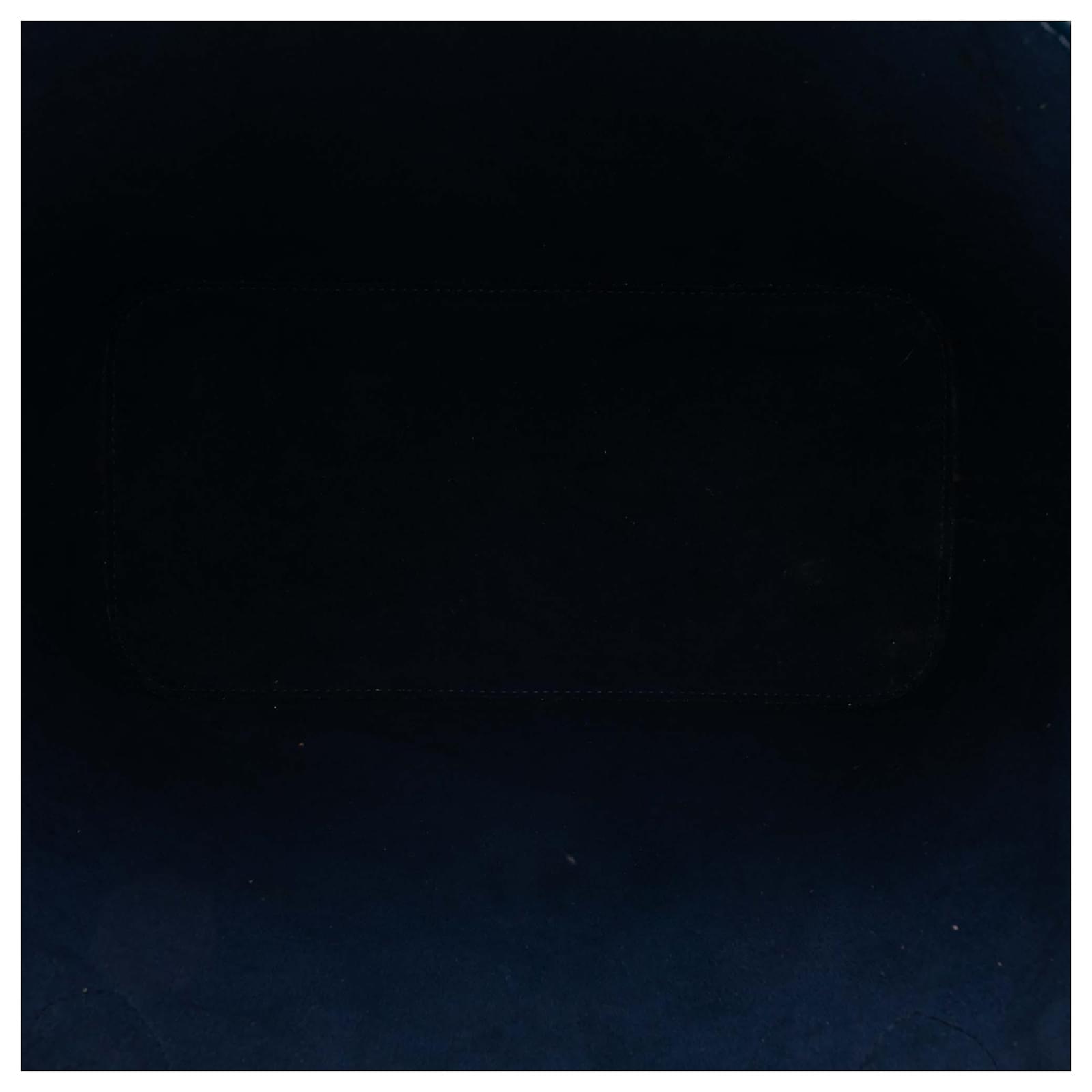 Louis Vuitton Blue Epi Neverfull MM Dark blue Leather ref.2420811