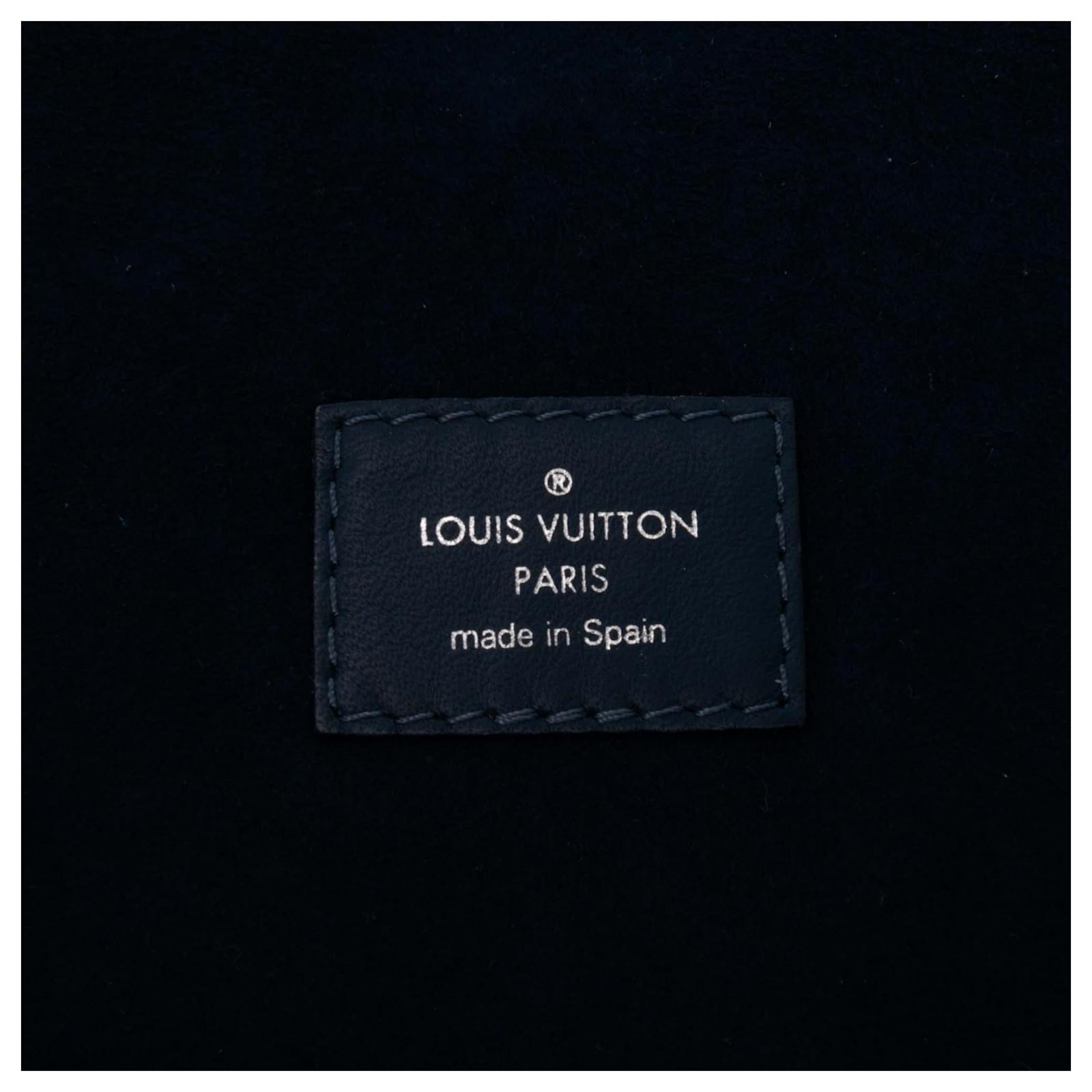 Louis Vuitton Blue Epi Neverfull MM Dark blue Leather ref.2420811