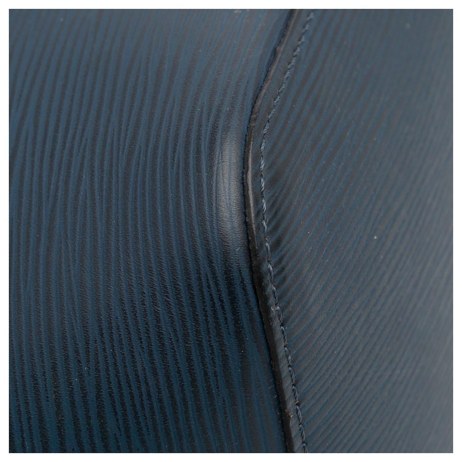 Louis Vuitton Blue Epi Neverfull MM Dark blue Leather ref.2420811