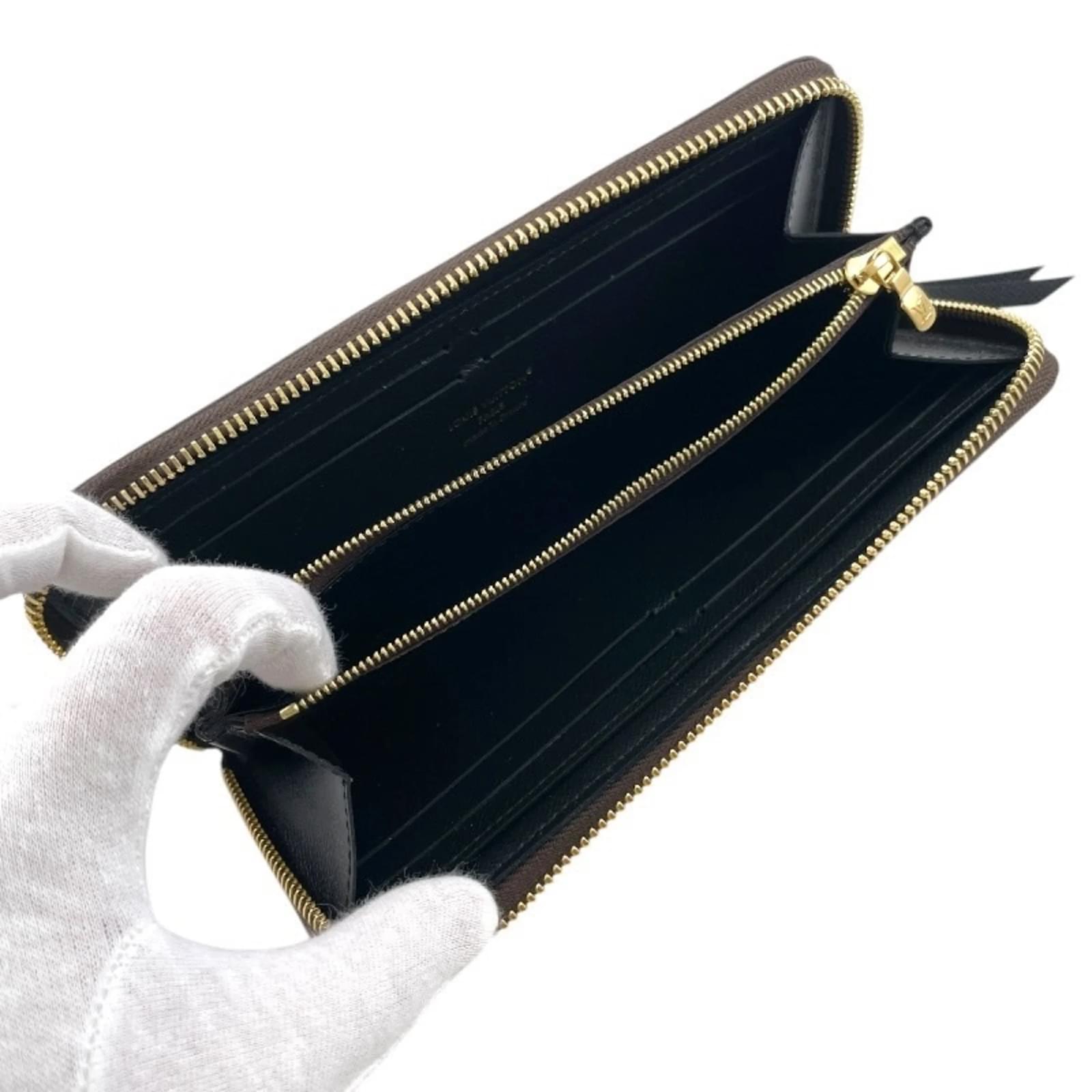Louis Vuitton Portefeuille Clemence Long Wallet Brown Monogram Cloth  ref.2421033