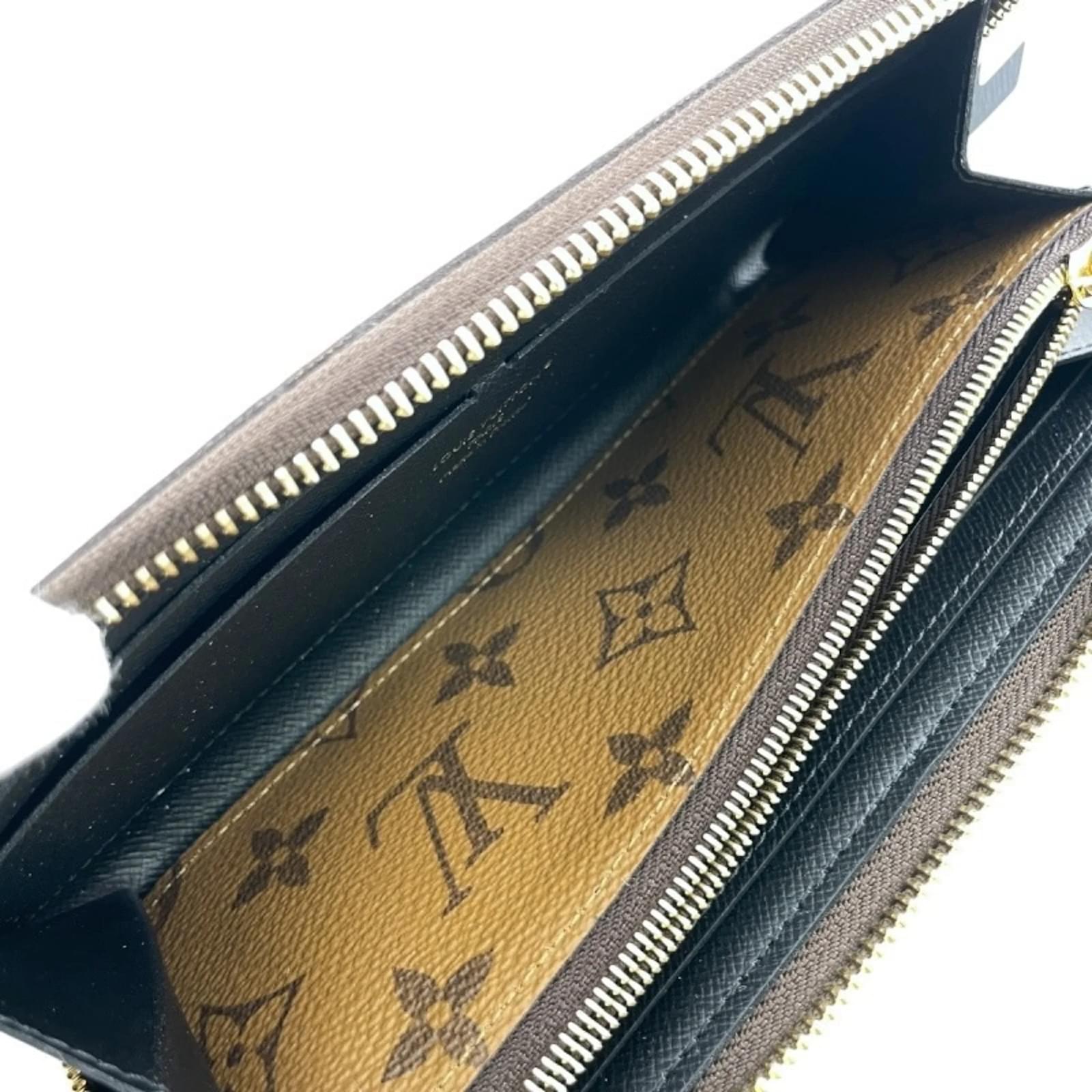 Louis Vuitton Portefeuille Clemence Long Wallet Brown Monogram Cloth  ref.2421033