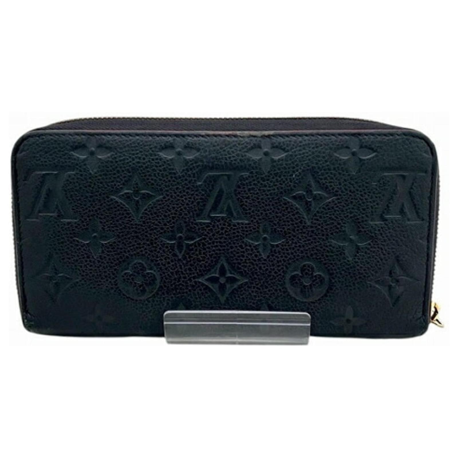 Louis Vuitton Monogram Empreinte Zippy Wallet Red Leather  ref.2421084