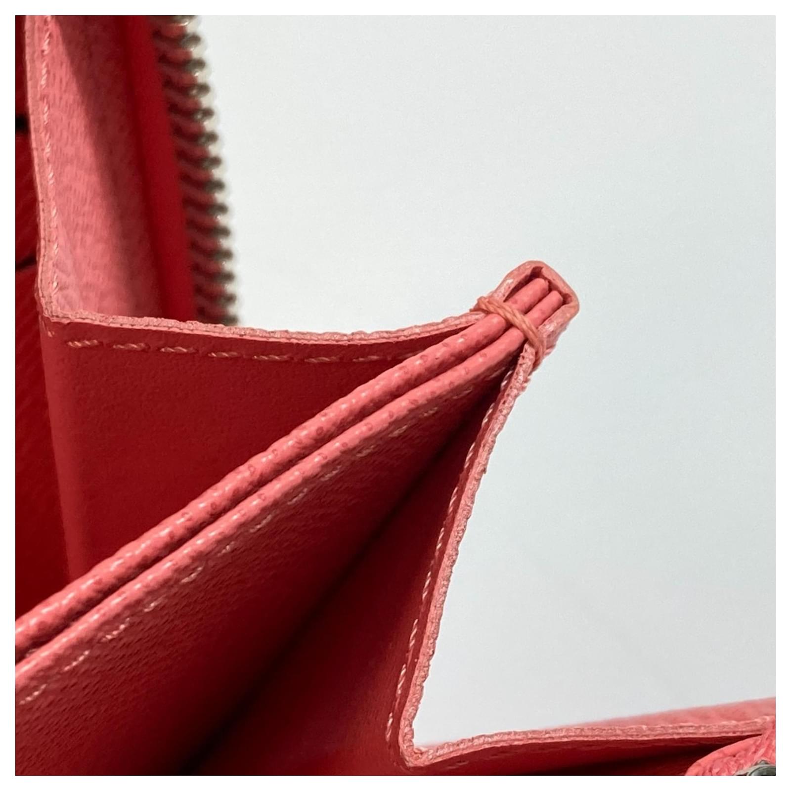 Louis Vuitton Epi Zippy Wallet Pink Coral Leather  ref.2421125