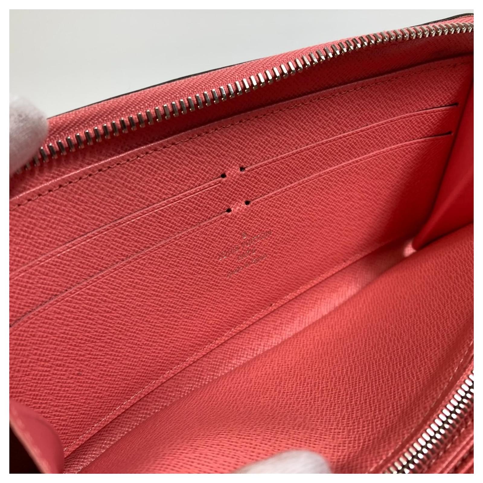 Louis Vuitton Epi Zippy Wallet Pink Coral Leather  ref.2421125