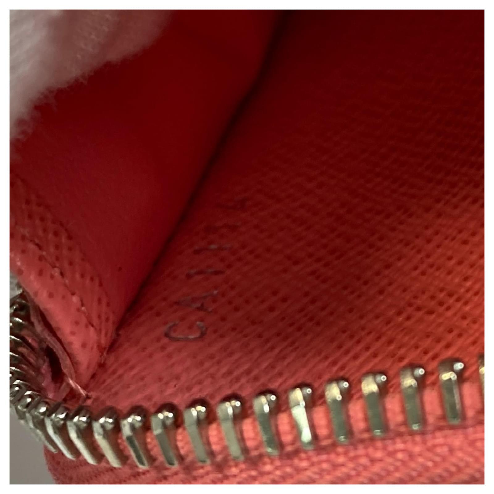 Louis Vuitton Epi Zippy Wallet Pink Coral Leather  ref.2421125