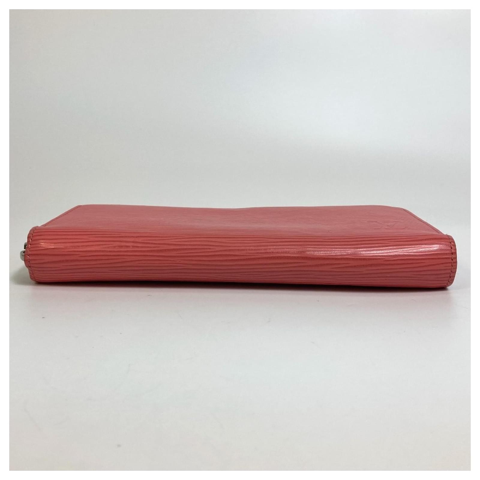 Louis Vuitton Epi Zippy Wallet Pink Coral Leather  ref.2421125