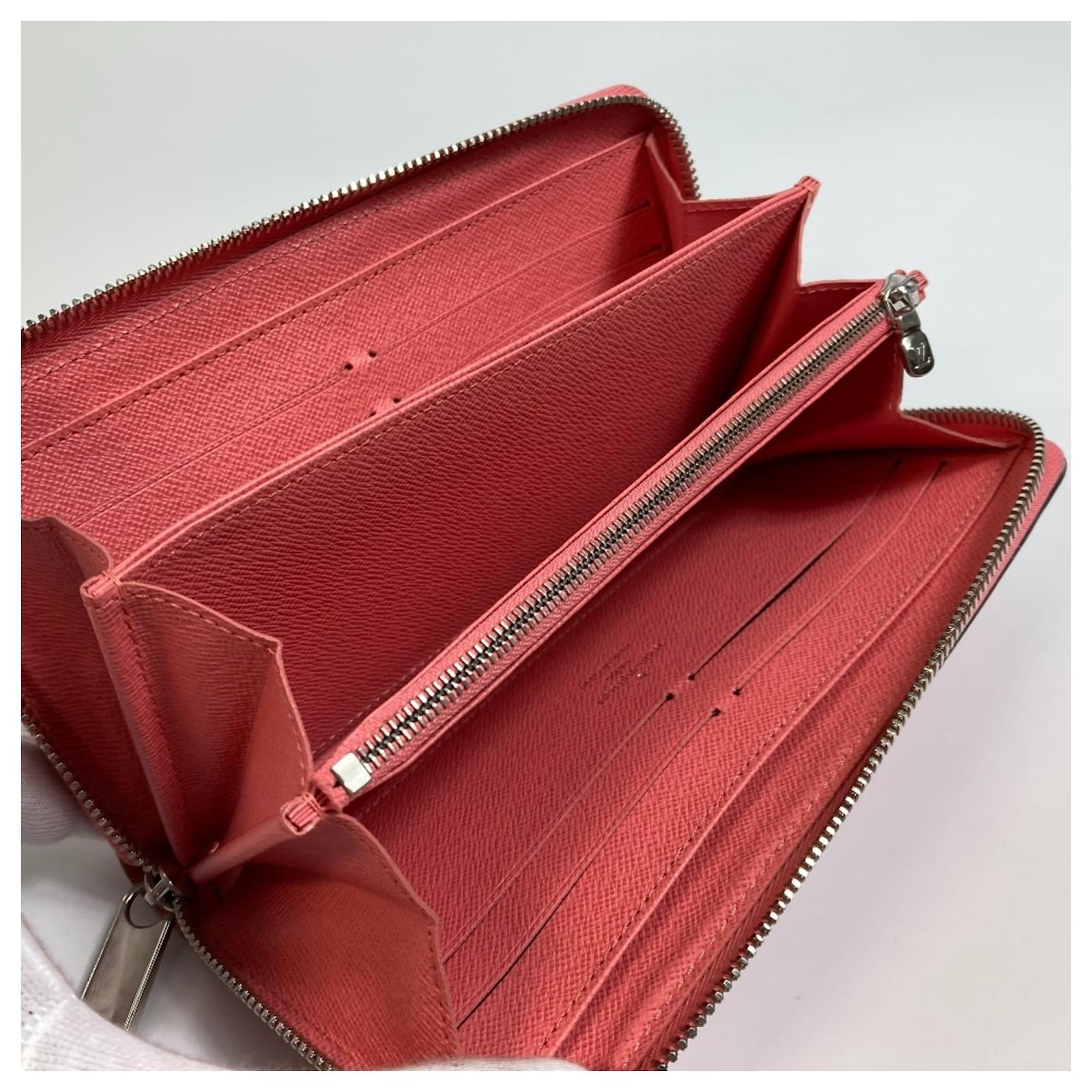 Louis Vuitton Epi Zippy Wallet Pink Coral Leather  ref.2421125