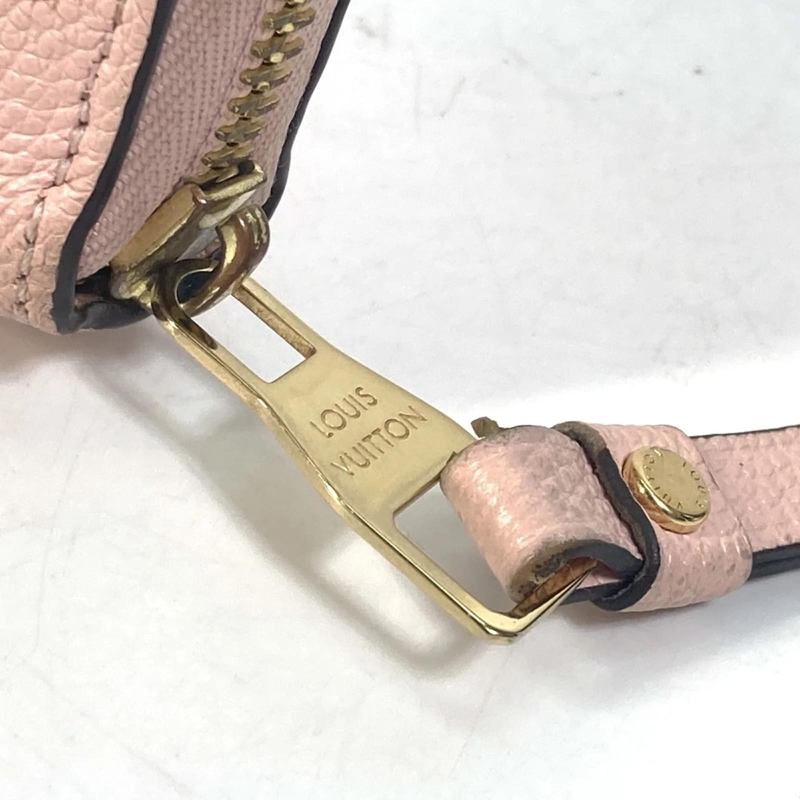 Louis Vuitton Monogram Empreinte Long Wallet Pink Cloth  ref.2421130