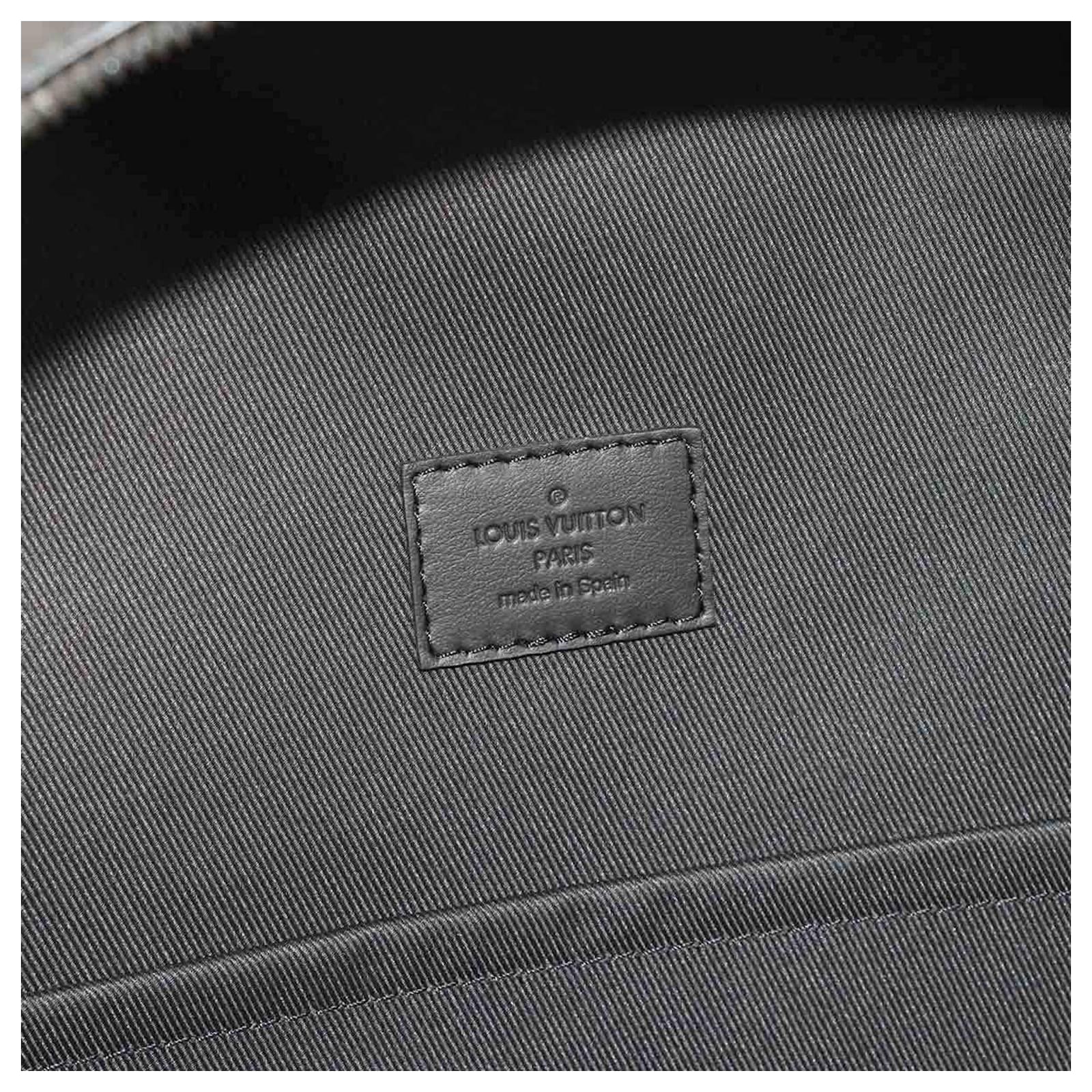 Louis Vuitton Aerogram Takeoff Backpack Black Leather  ref.2421662