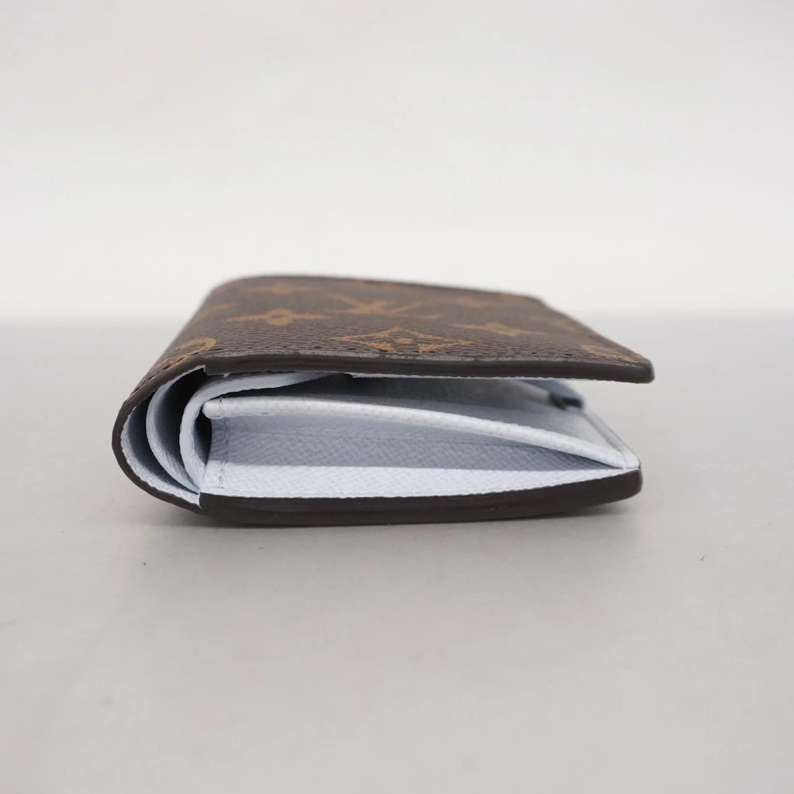 Louis Vuitton Monogram Pocket Wallet Blue  ref.2422360