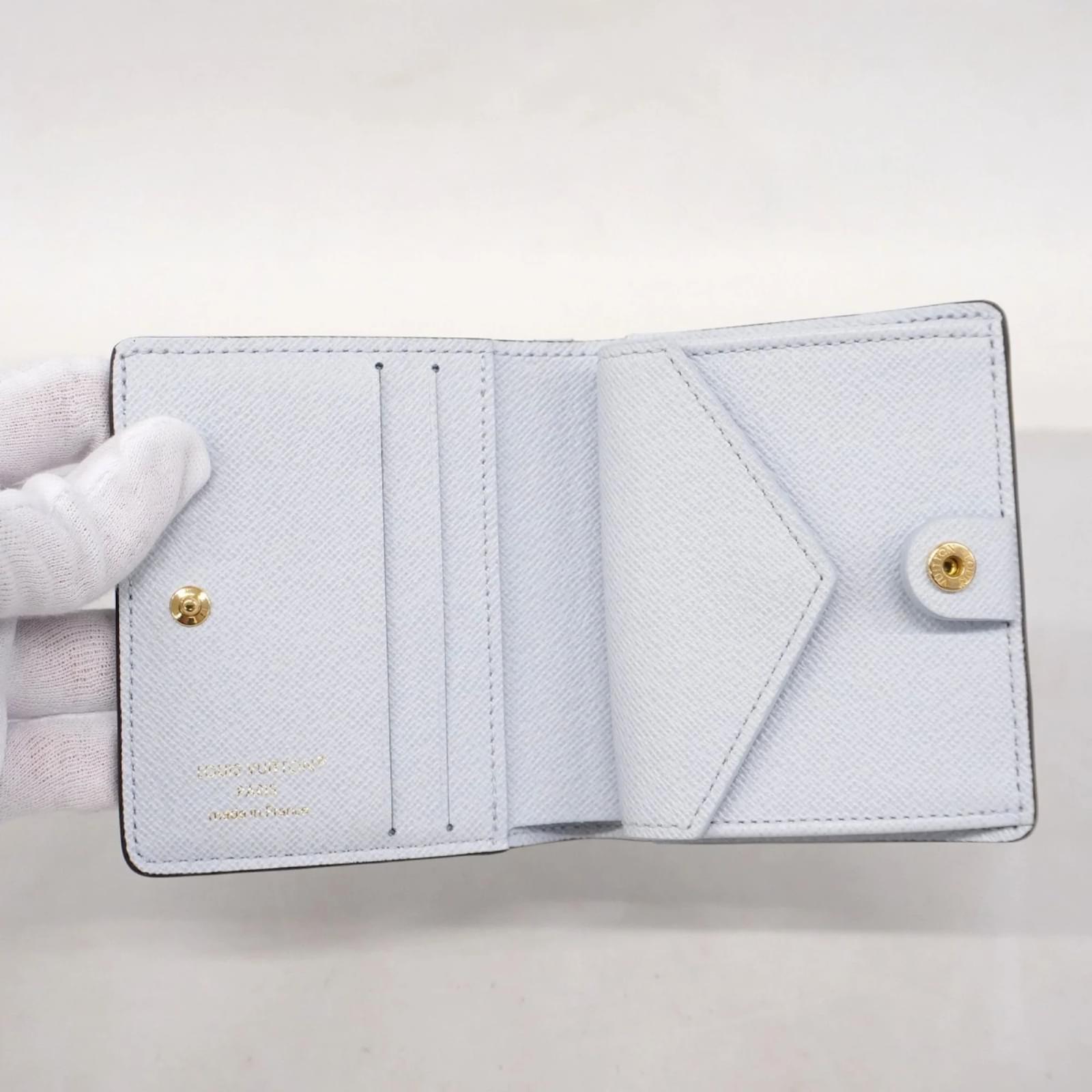 Louis Vuitton Monogram Pocket Wallet Blue  ref.2422360