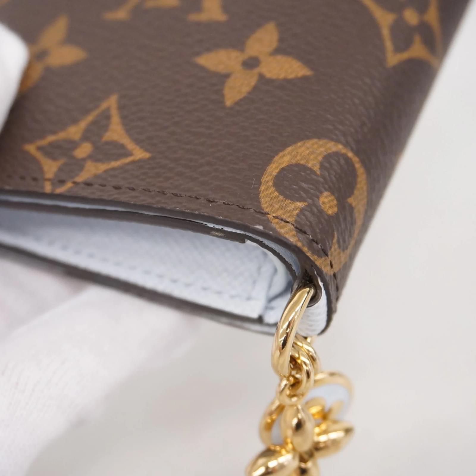 Louis Vuitton Monogram Pocket Wallet Blue  ref.2422360