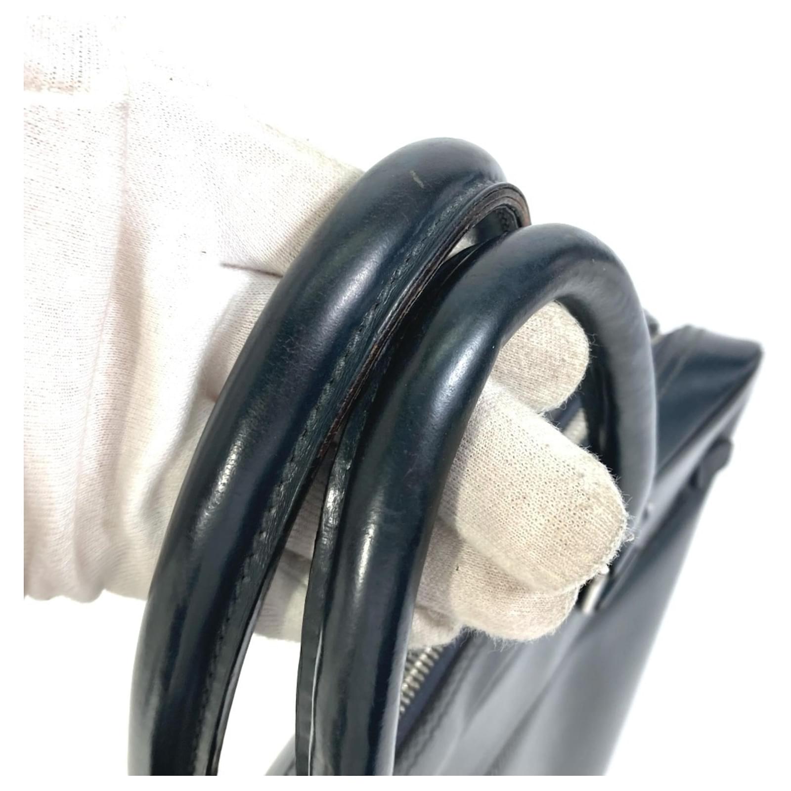 Louis Vuitton Epi Leather Porte Document Handbag Blue Navy blue ref.2422656