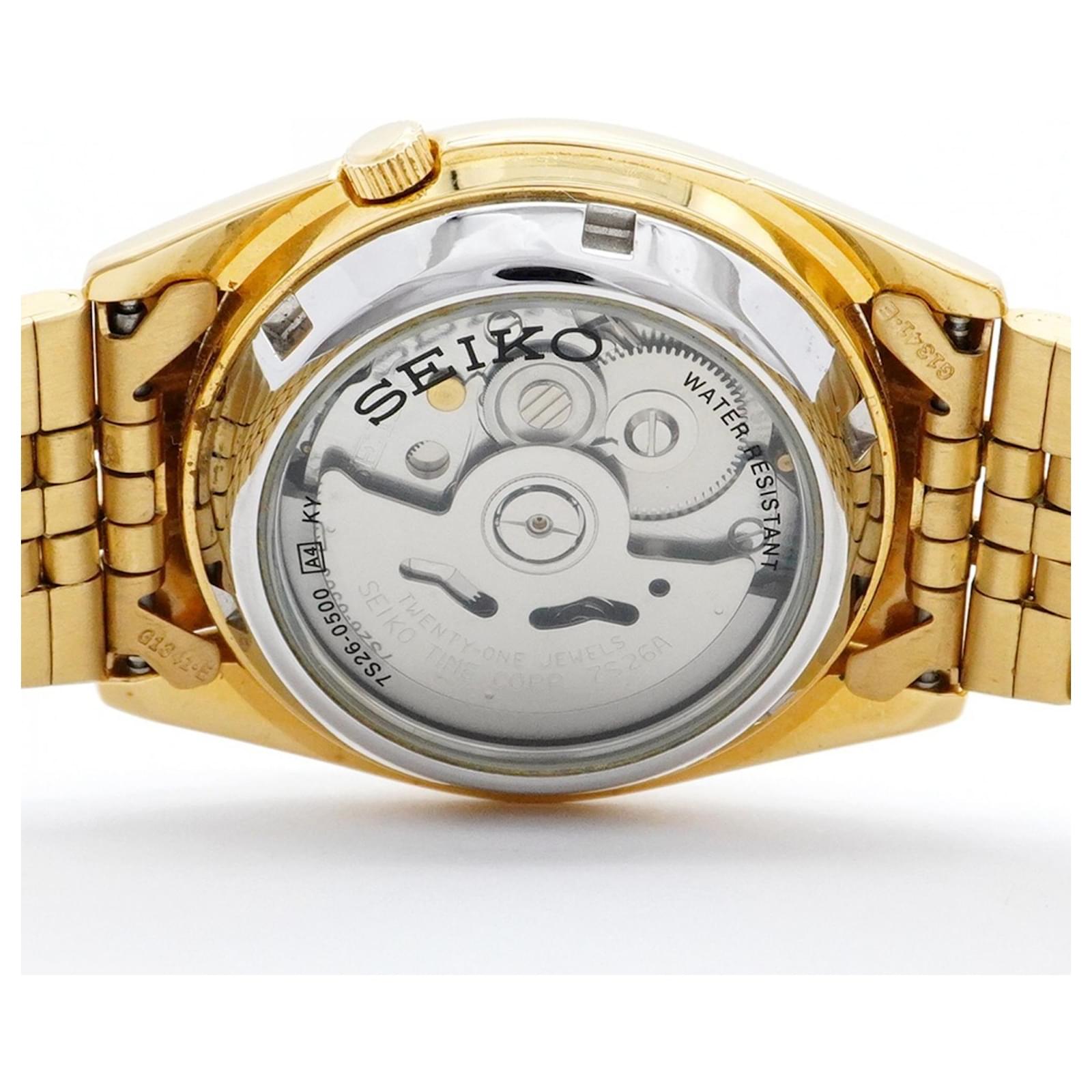 Seiko 5 7S26-0500 Gold Dial Men's Watch ref.JC2423711 (Sold