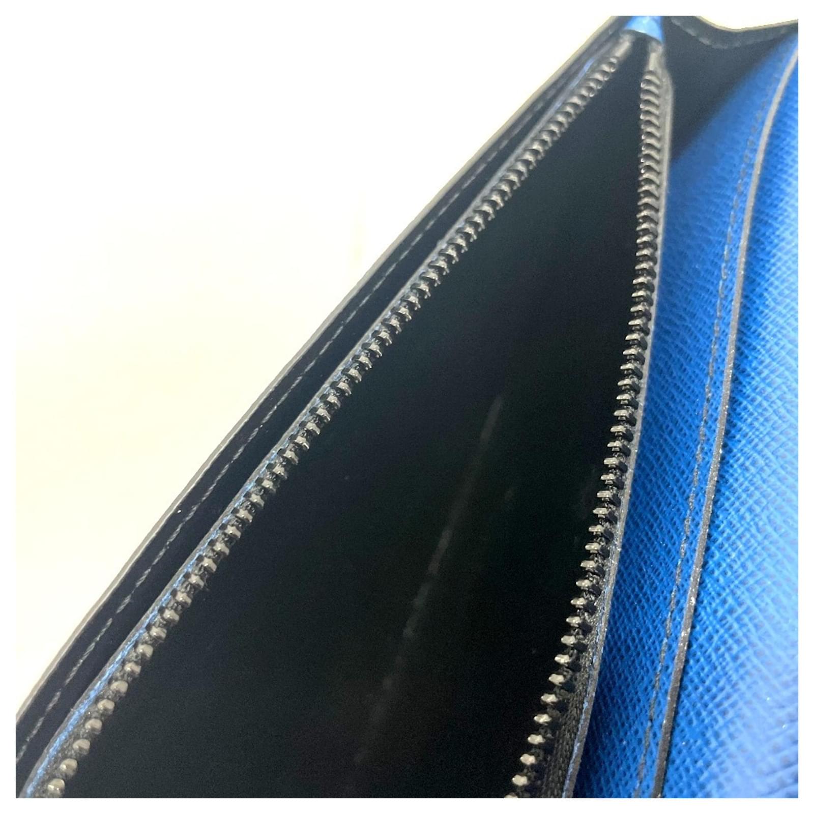 Louis Vuitton Epi Leather Portefeuille Brazza NM Bifold Long Wallet Red Blue Green  ref.2423718