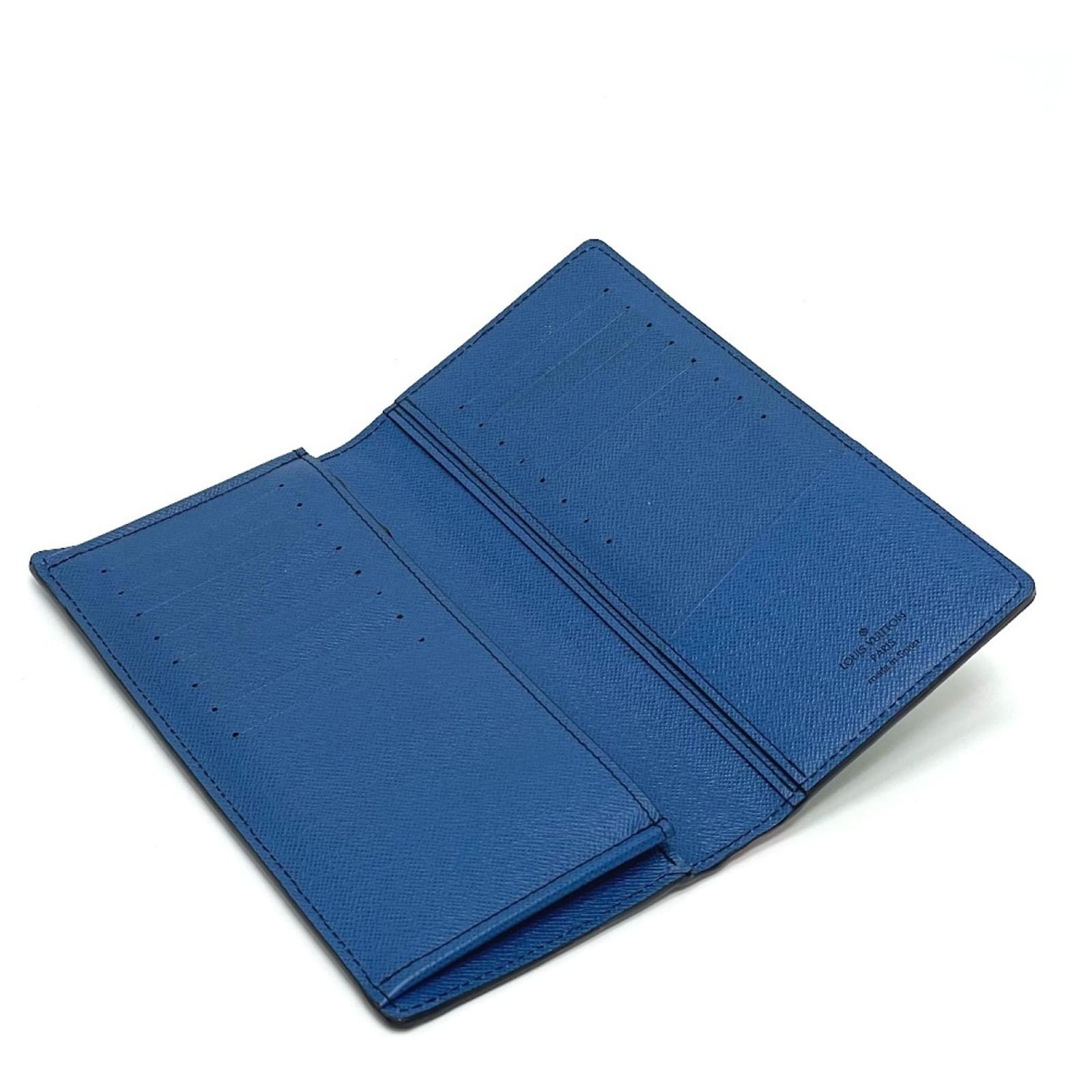 Louis Vuitton Epi Leather Portefeuille Brazza NM Bifold Long Wallet Red Blue Green  ref.2423718