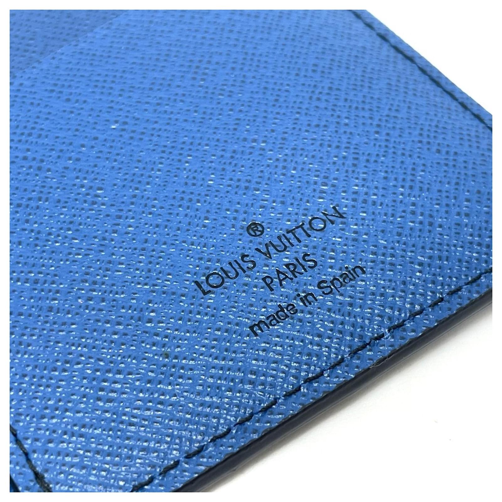 Louis Vuitton Epi Leather Portefeuille Brazza NM Bifold Long Wallet Red Blue Green  ref.2423718