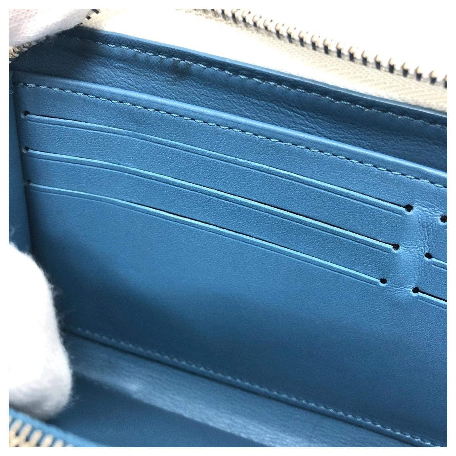 Louis Vuitton Monogram Mahina Zippy Wallet White Leather  ref.2423747