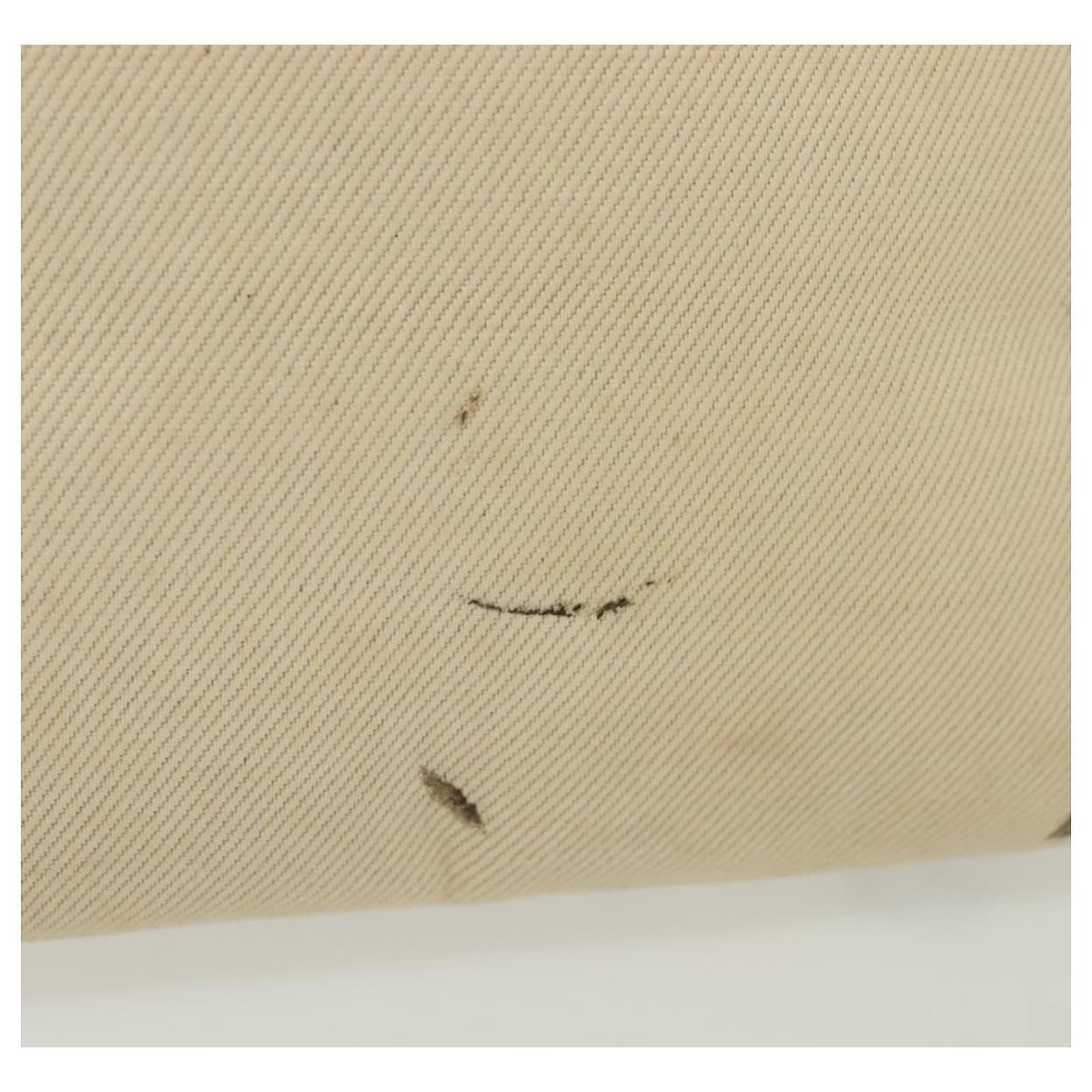 LOUIS VUITTON Cabas PM Tote Bag Canvas White Blue M94504 LV Auth BA4614 Cloth  ref.2424012