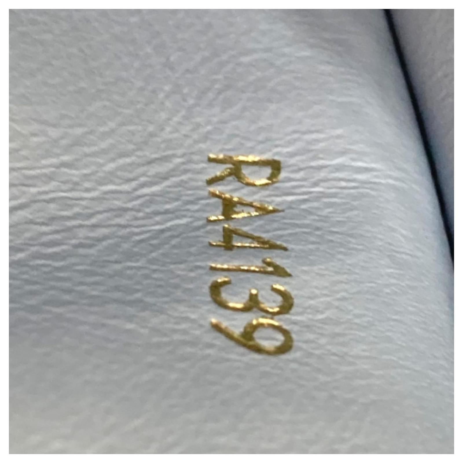 Louis Vuitton Portefeuille Capucines XS Compact Tri-fold Wallet Blue Leather  ref.2424706