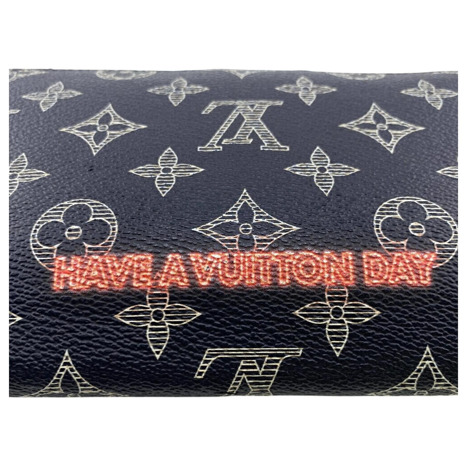 Louis Vuitton Zippy Organizer NM Long Wallet Pink Navy blue Patent leather  ref.2425302