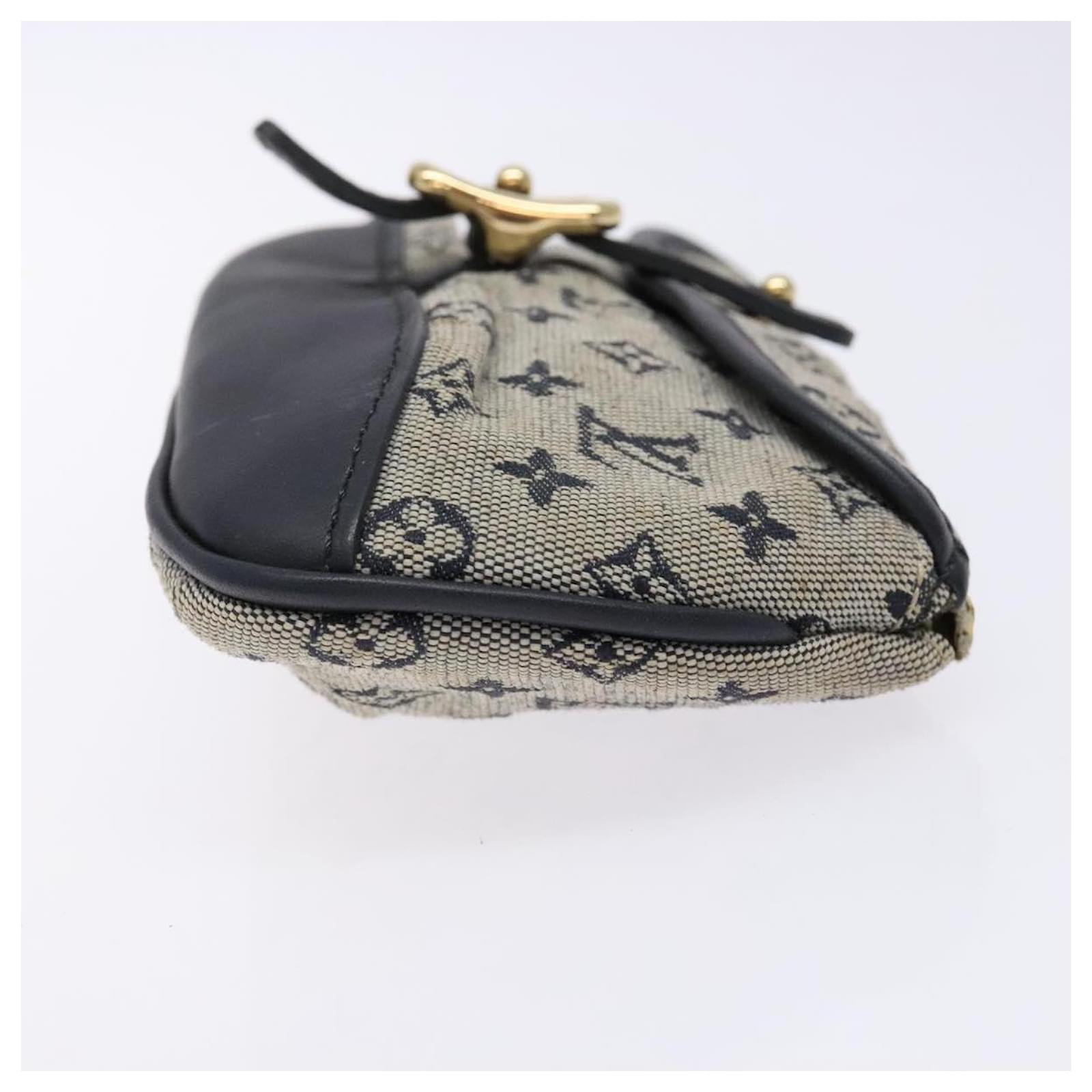LOUIS VUITTON Monogram Mini Anne Sophie Pouch Blue M92696 LV Auth 136847 ref.2425997