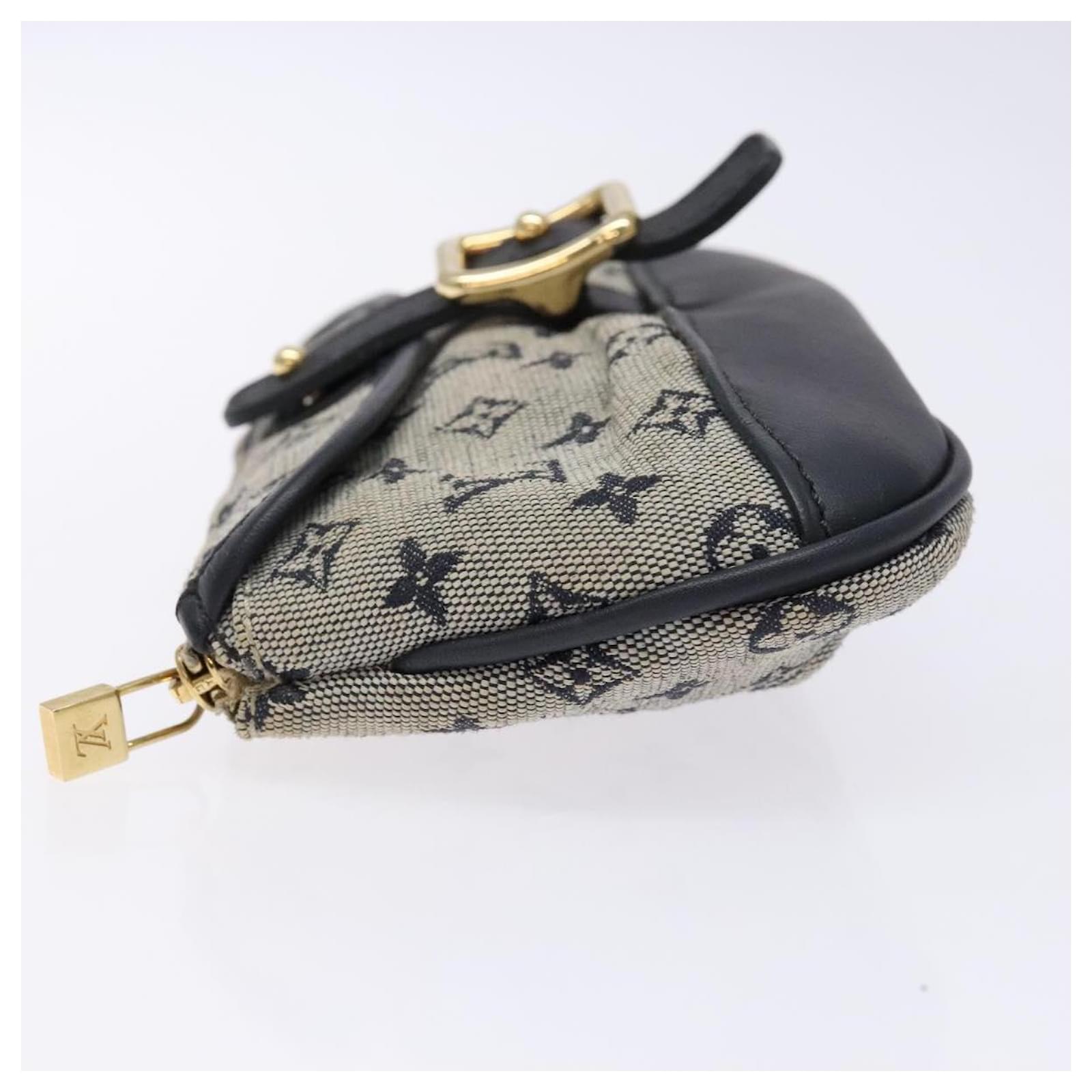LOUIS VUITTON Monogram Mini Anne Sophie Pouch Blue M92696 LV Auth 136847 ref.2425997