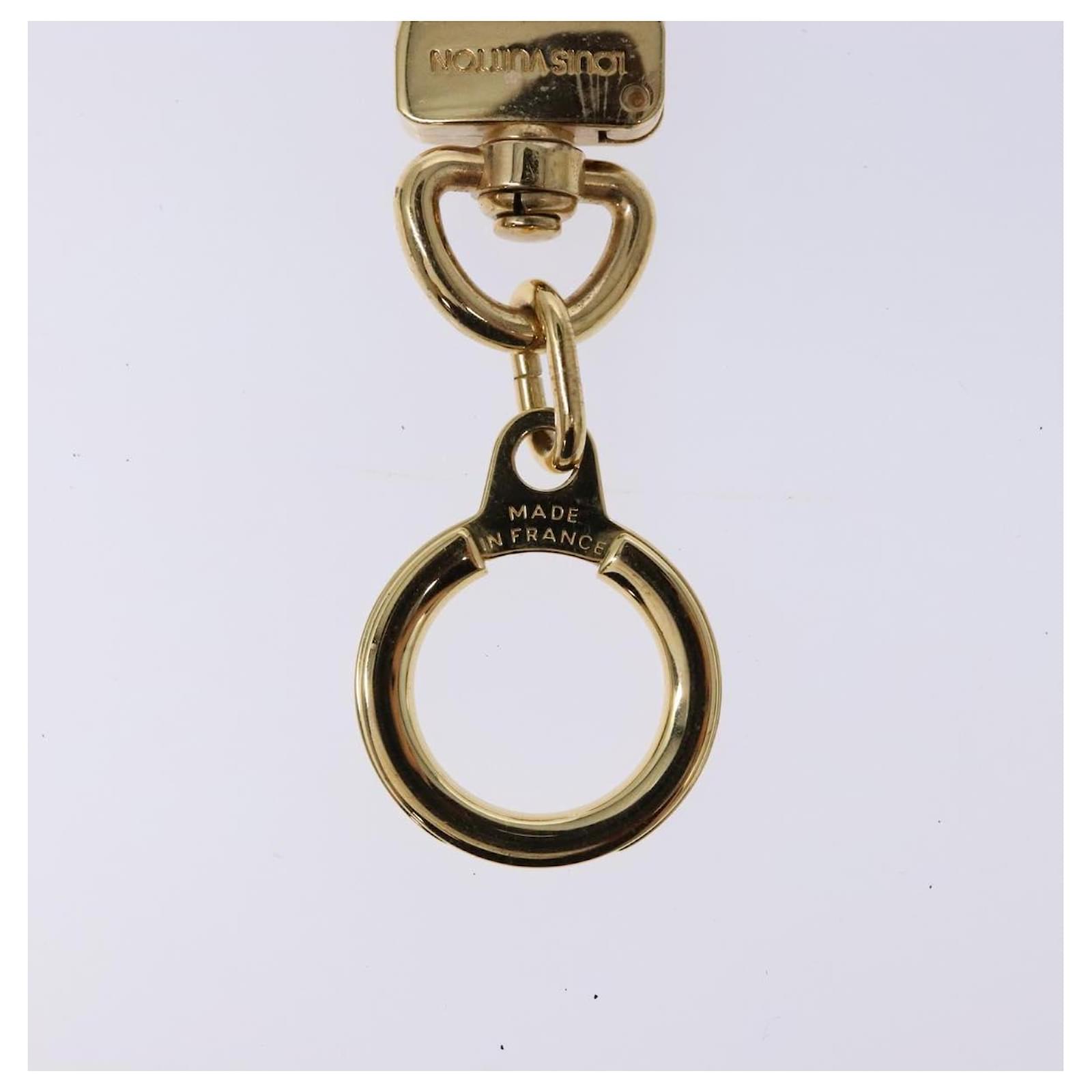 LOUIS VUITTON Anneau Cles Key Holder Metal Gold Tone M62698 LV Auth 133469  ref.2426100