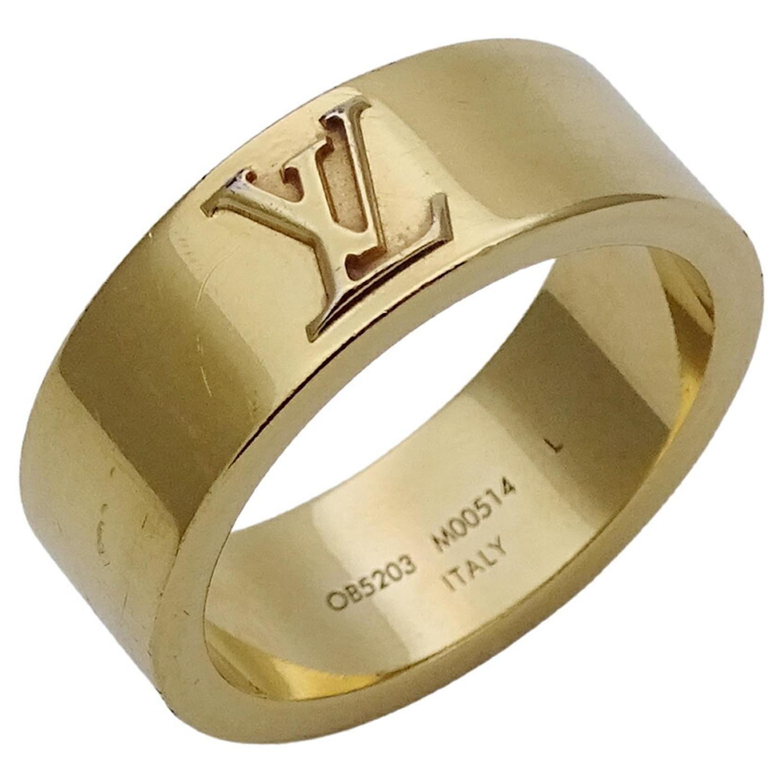 Anello LV Instinct da uomo di Louis Vuitton D'oro