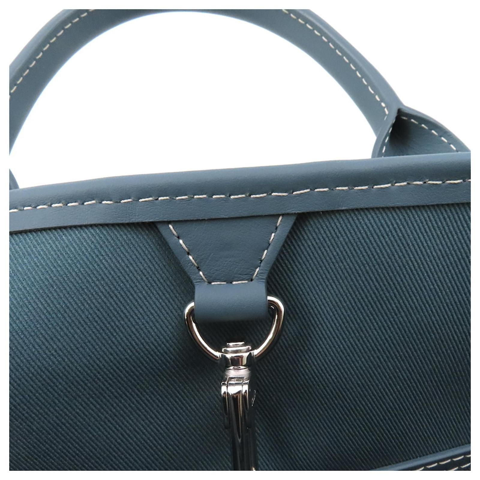 Louis Vuitton Monogram Washed Denim Weekend Tote Bag Blue ref.2427058