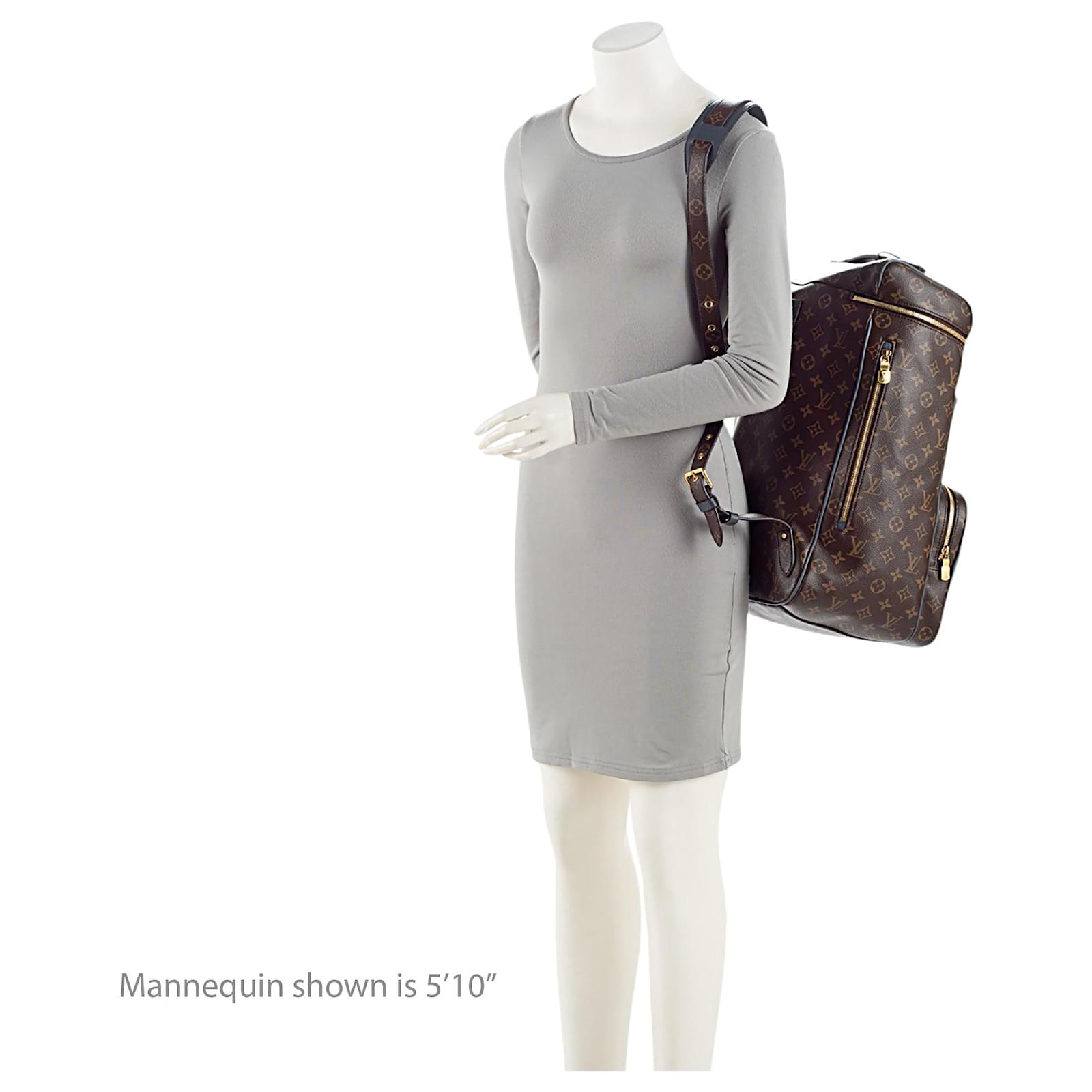 Louis Vuitton Monogram Canvas Slate Backpack Blue Leather ref.2427633