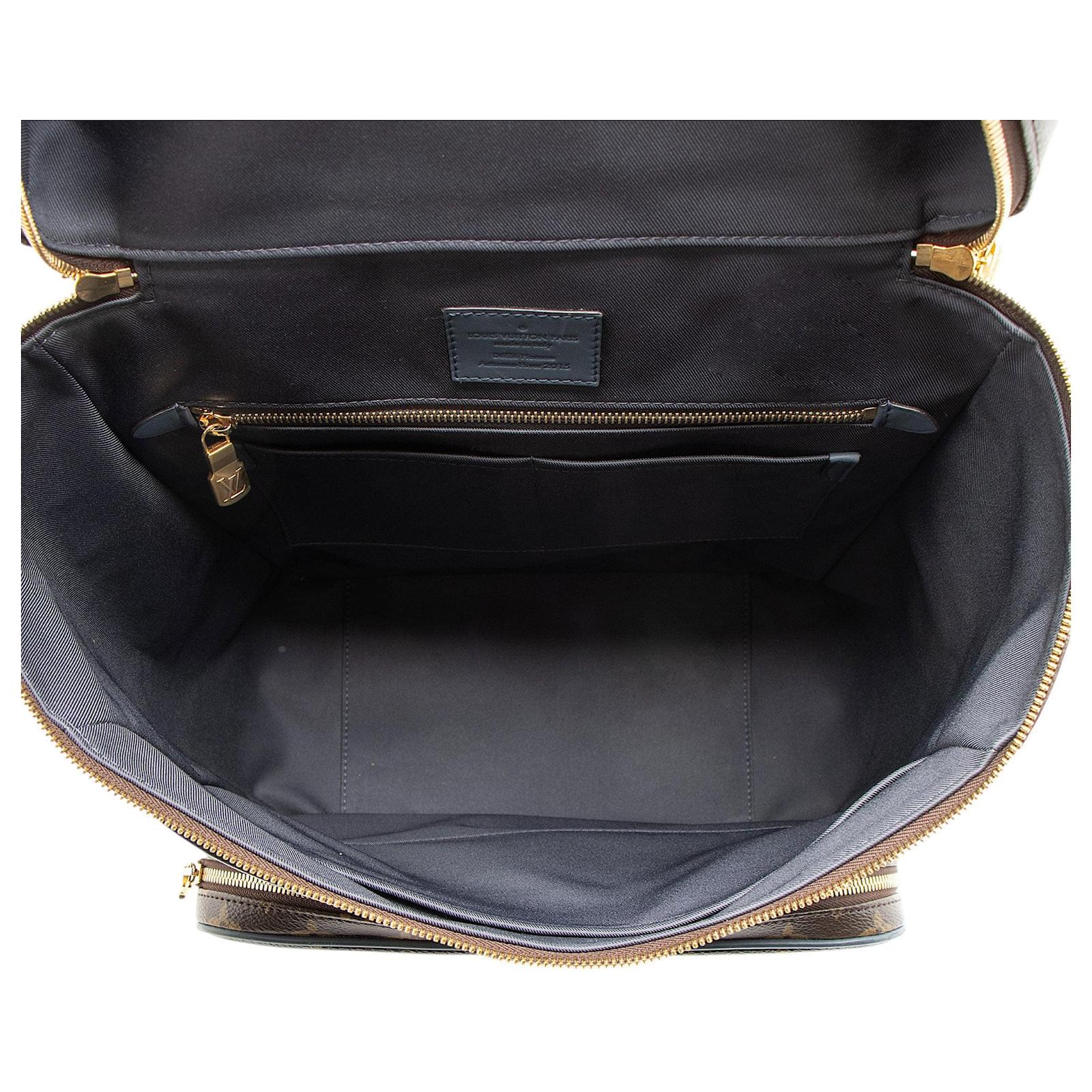 Louis Vuitton Monogram Canvas Slate Backpack Blue Leather ref.2427633