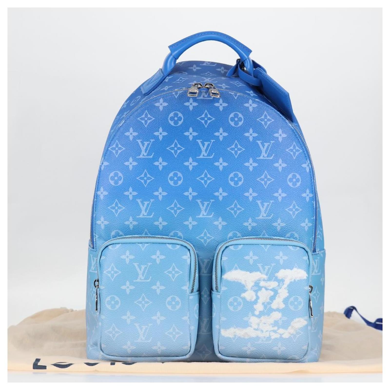 LOUIS VUITTON Monogram Clouds Multi Pocket Backpack Blue M45441 Auth yk18948M Cloth ref.2428831