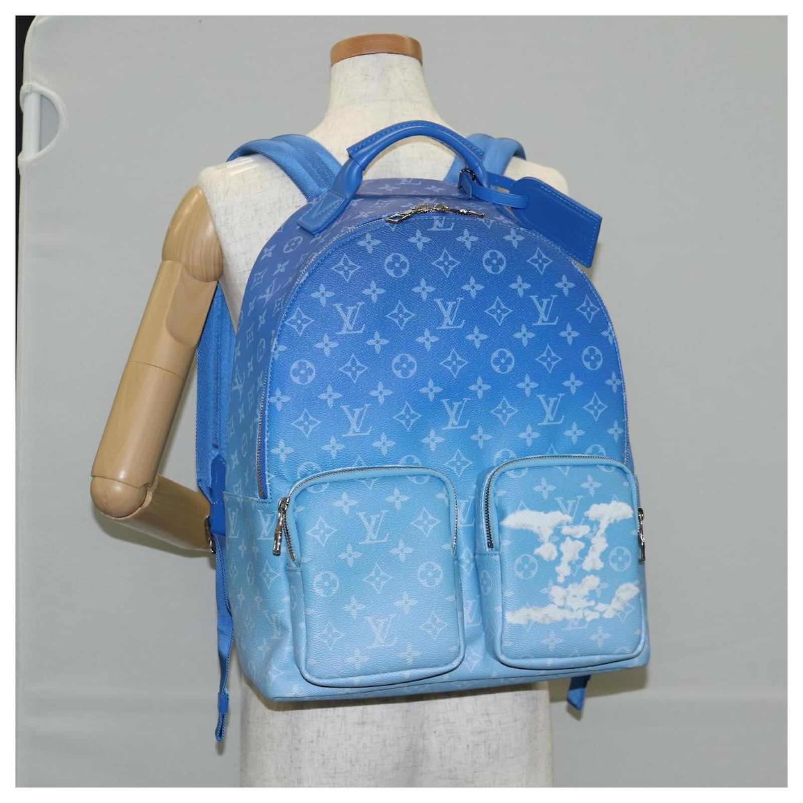 LOUIS VUITTON Monogram Clouds Multi Pocket Backpack Blue M45441 Auth yk18948M Cloth ref.2428831