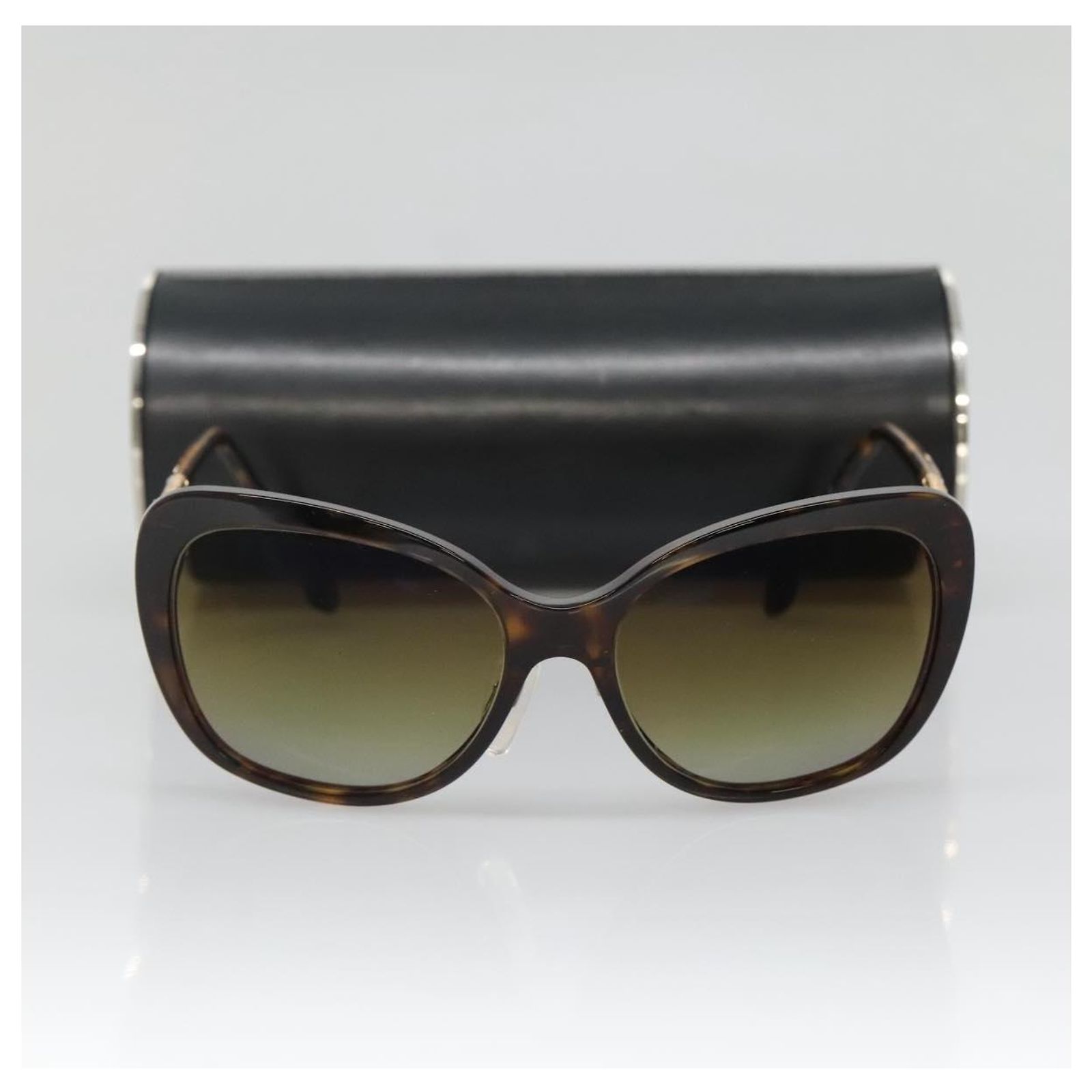 Bulgari BVLGARI Sunglasses plastic Dark Brown Auth BA4554 