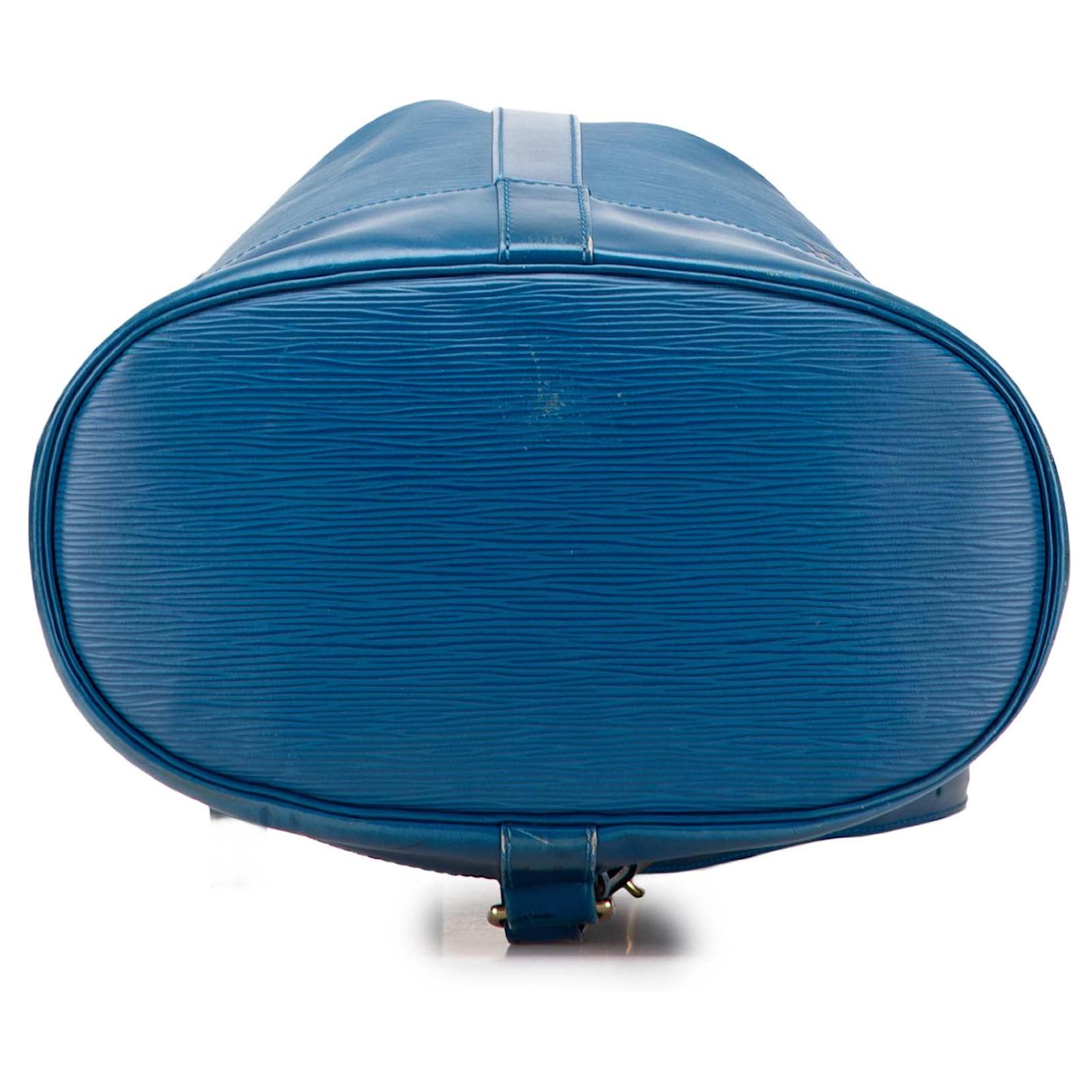 Louis Vuitton Blue Epi Randonnee PM Leather  ref.2429585