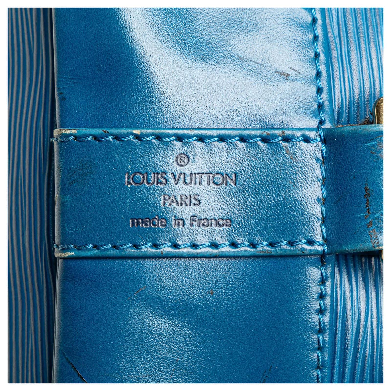 Louis Vuitton Blue Epi Randonnee PM Leather  ref.2429585