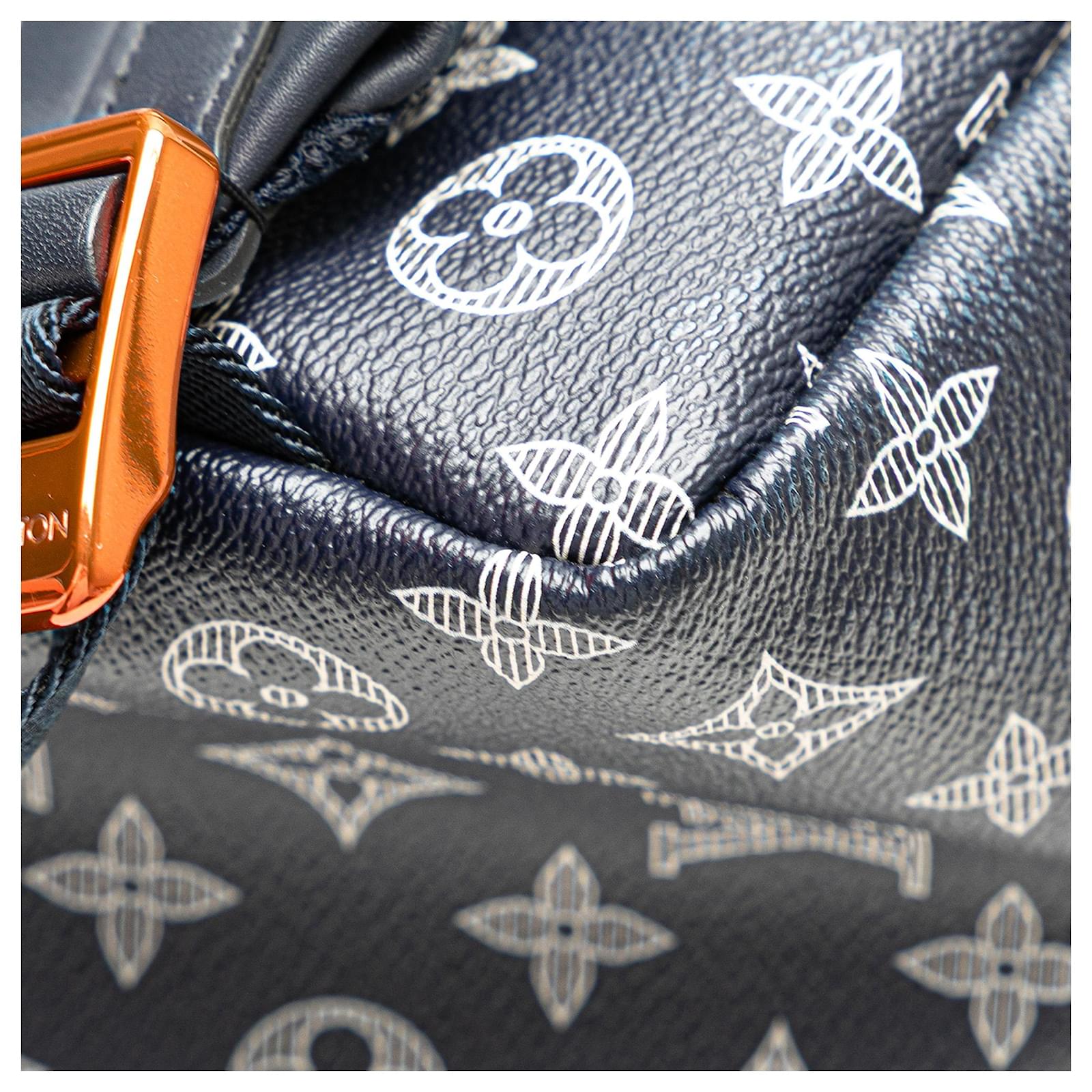 Louis Vuitton Blue Monogram Upside Down Ink Apollo Navy blue Cloth ref.2429593