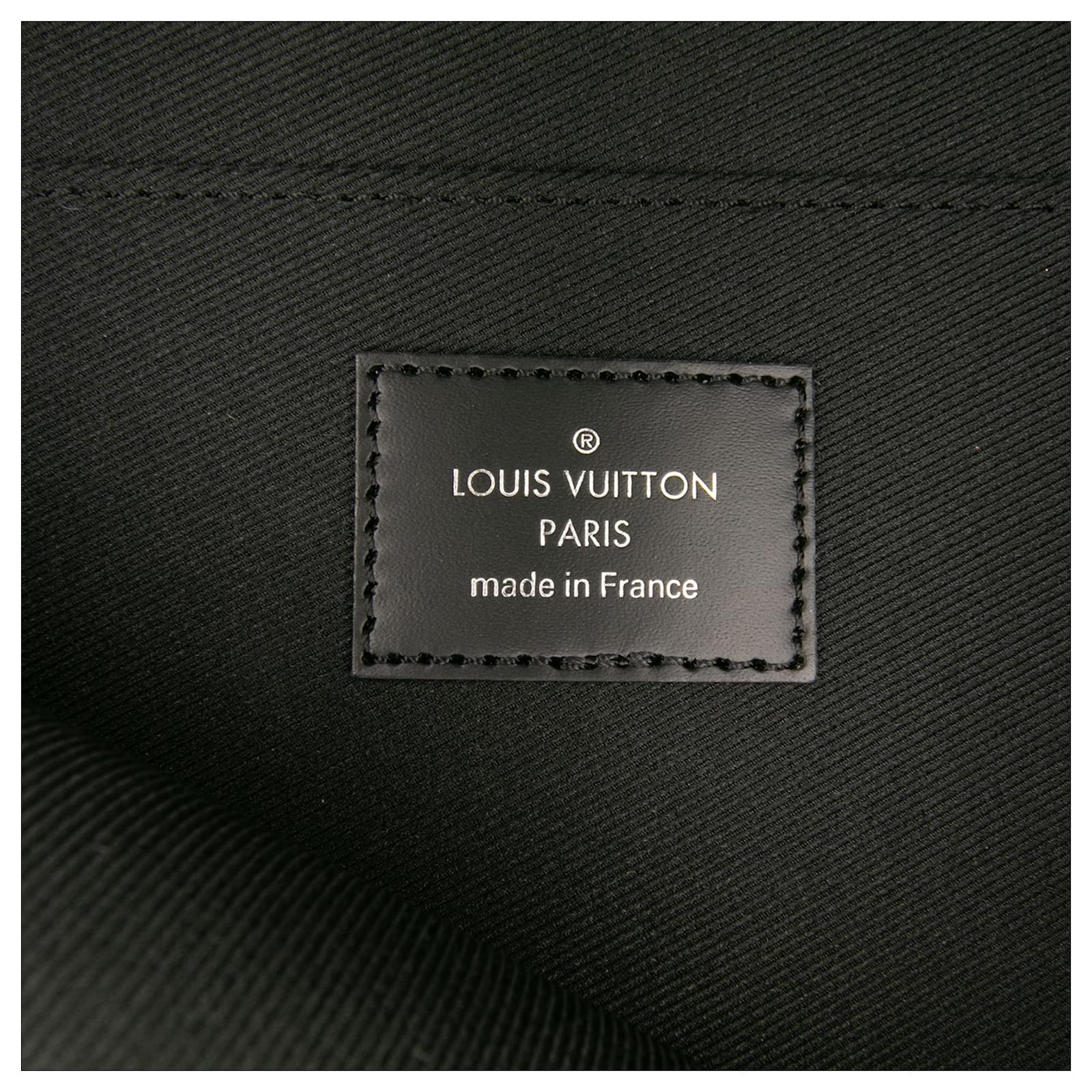 Louis Vuitton Black Damier Graphite Pochette Jour GM Cloth  ref.2431268