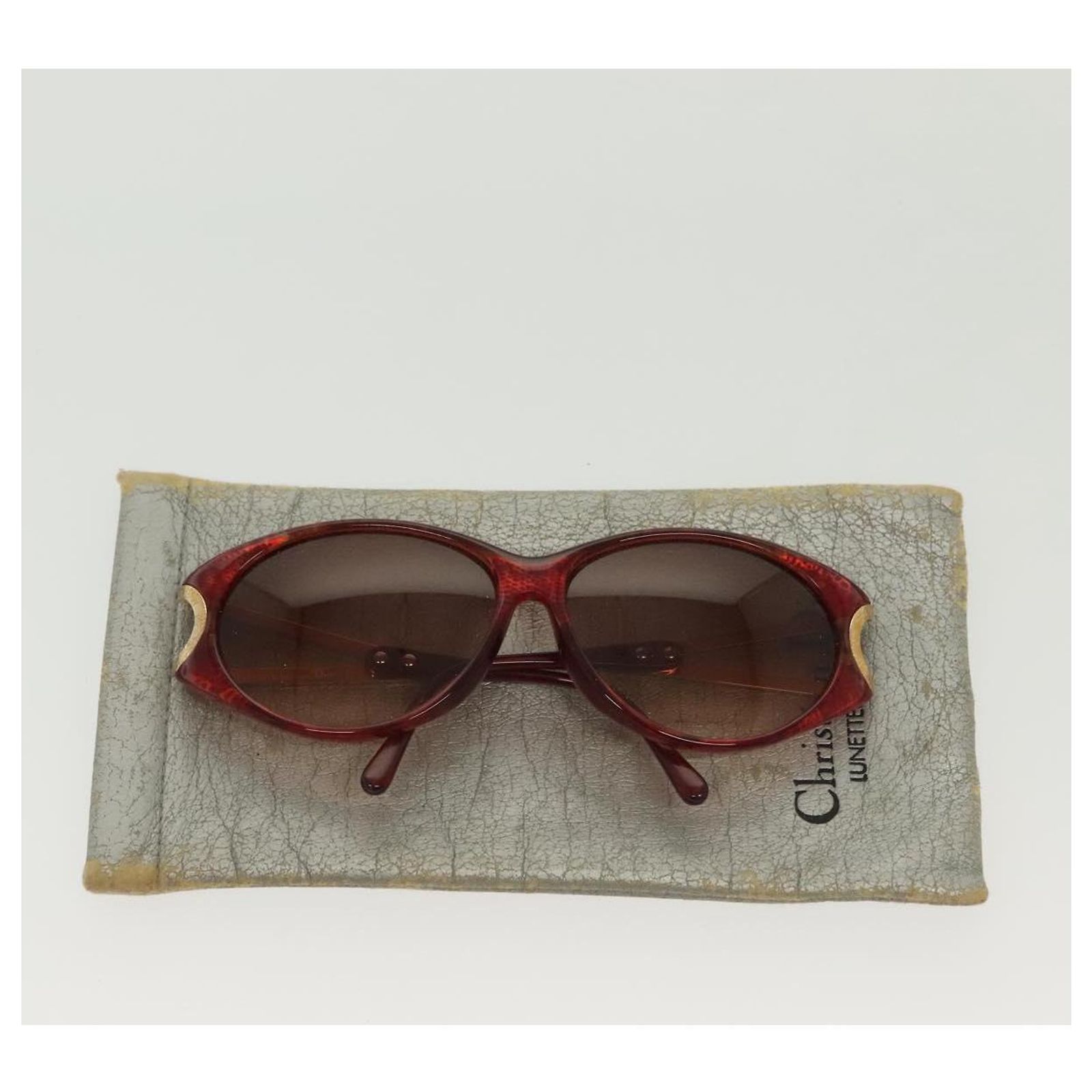 Christian Dior Sunglasses plastic Red Auth BA4551 ref  display picture 3