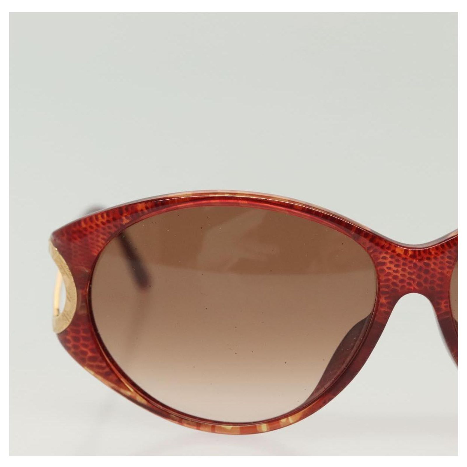 Christian Dior Sunglasses plastic Red Auth BA4551 Christian Dior Sunglasses plastic Red Auth BA4551 ref  main image 3