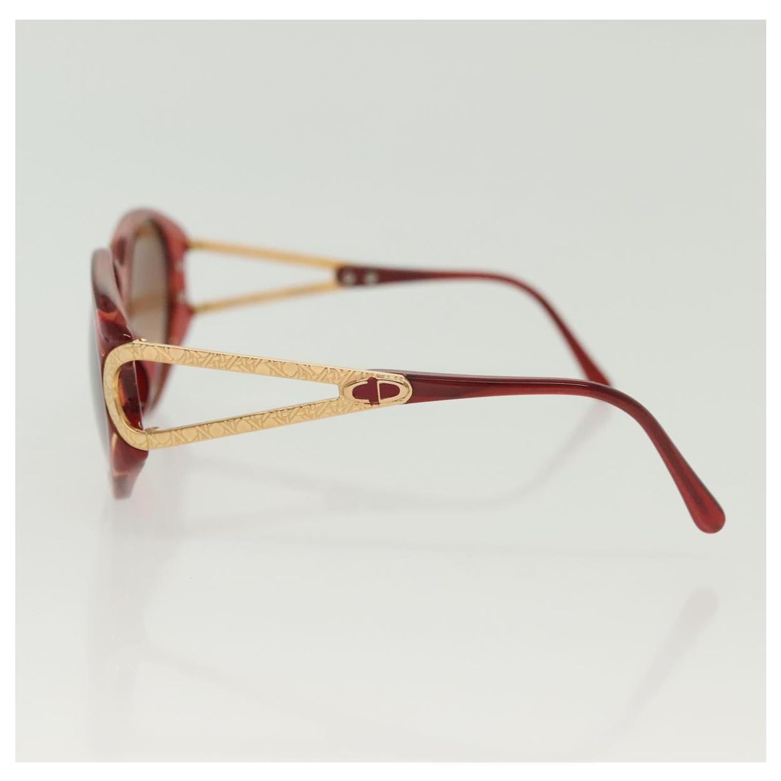 Christian Dior Sunglasses plastic Red Auth BA4551 Christian Dior Sunglasses plastic Red Auth BA4551 ref  main image 2