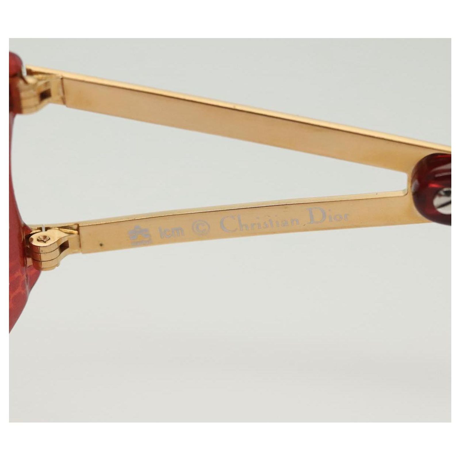 Christian Dior Sunglasses plastic Red Auth BA4551 ref 