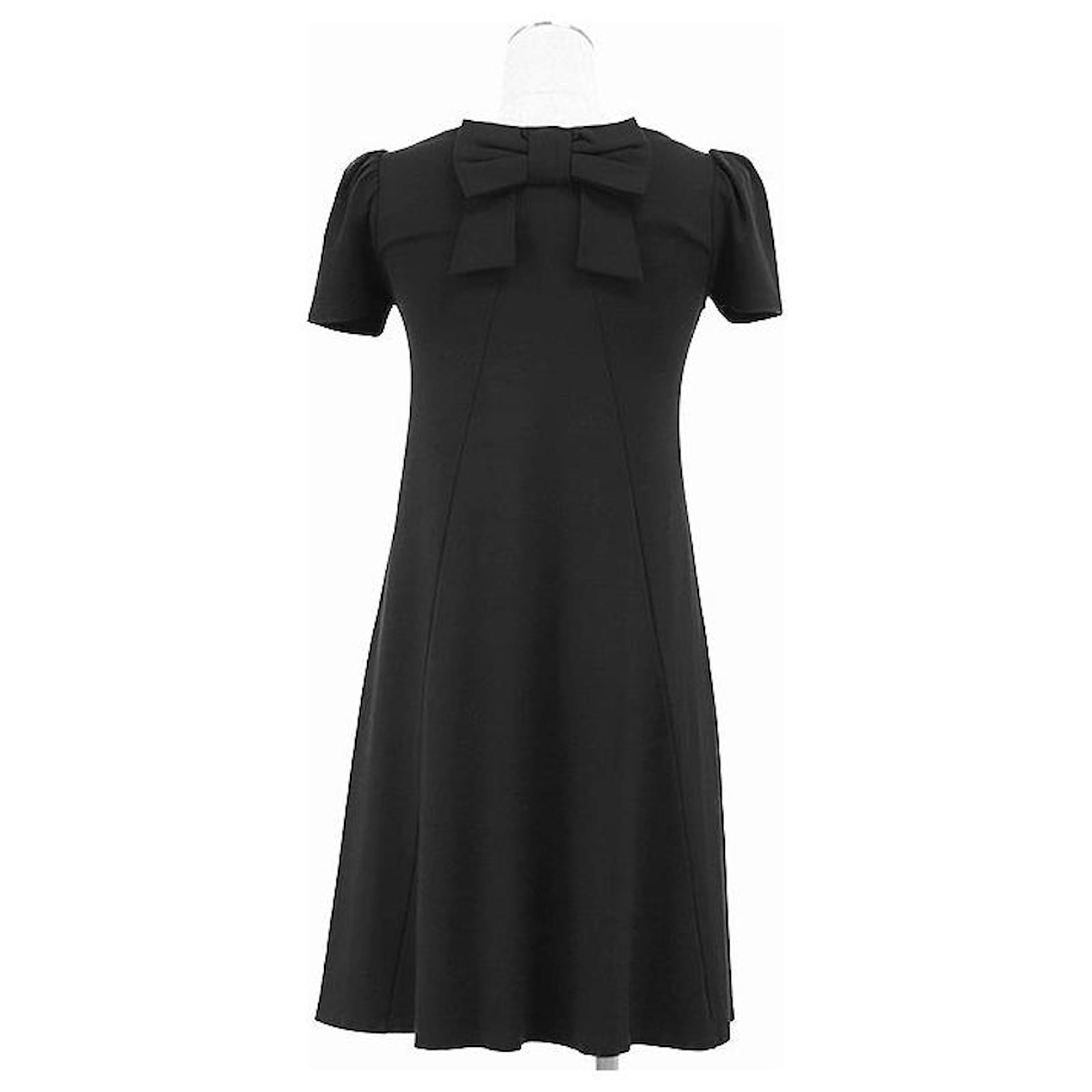 Red Valentino Stretch Jersey Dress Black ref.2383392 - Joli Closet