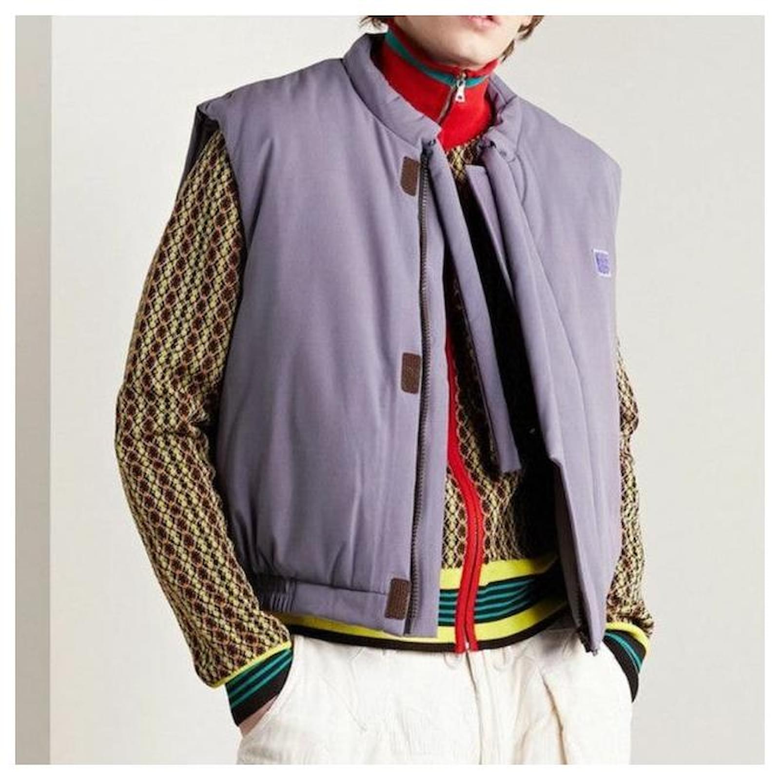 Acne Studios Heat Reactive Gilet Jacket Padded Vest Purple Nylon