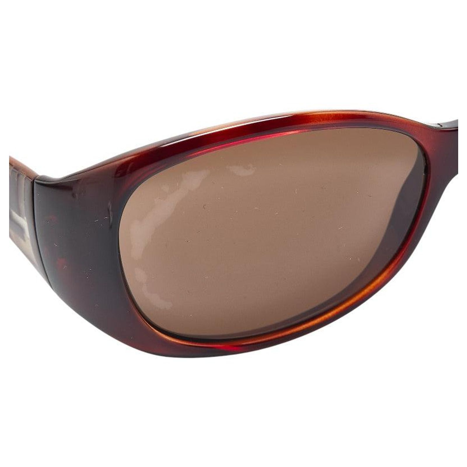 Fendi Brown Zucca Sunglasses Plastic FS407 All Over Print FENDI sunglasses FS407 001 Zucca Black Women main image 4