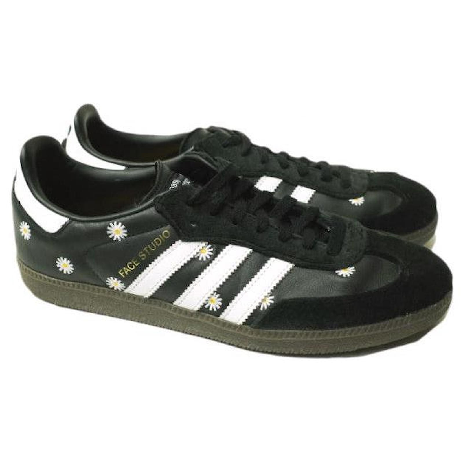 Autre Marque Zapatillas de Terciopelo adidas SAMBA Edicin Limitada Negro Dorado Cuero ref.JC2386550 (Vendido) - Joli Closet Autre Marque Zapatillas de Terciopelo adidas SAMBA Edicin Limitada Negro Dorado Cuero ref.JC2386550 (Vendido) - Joli Closet