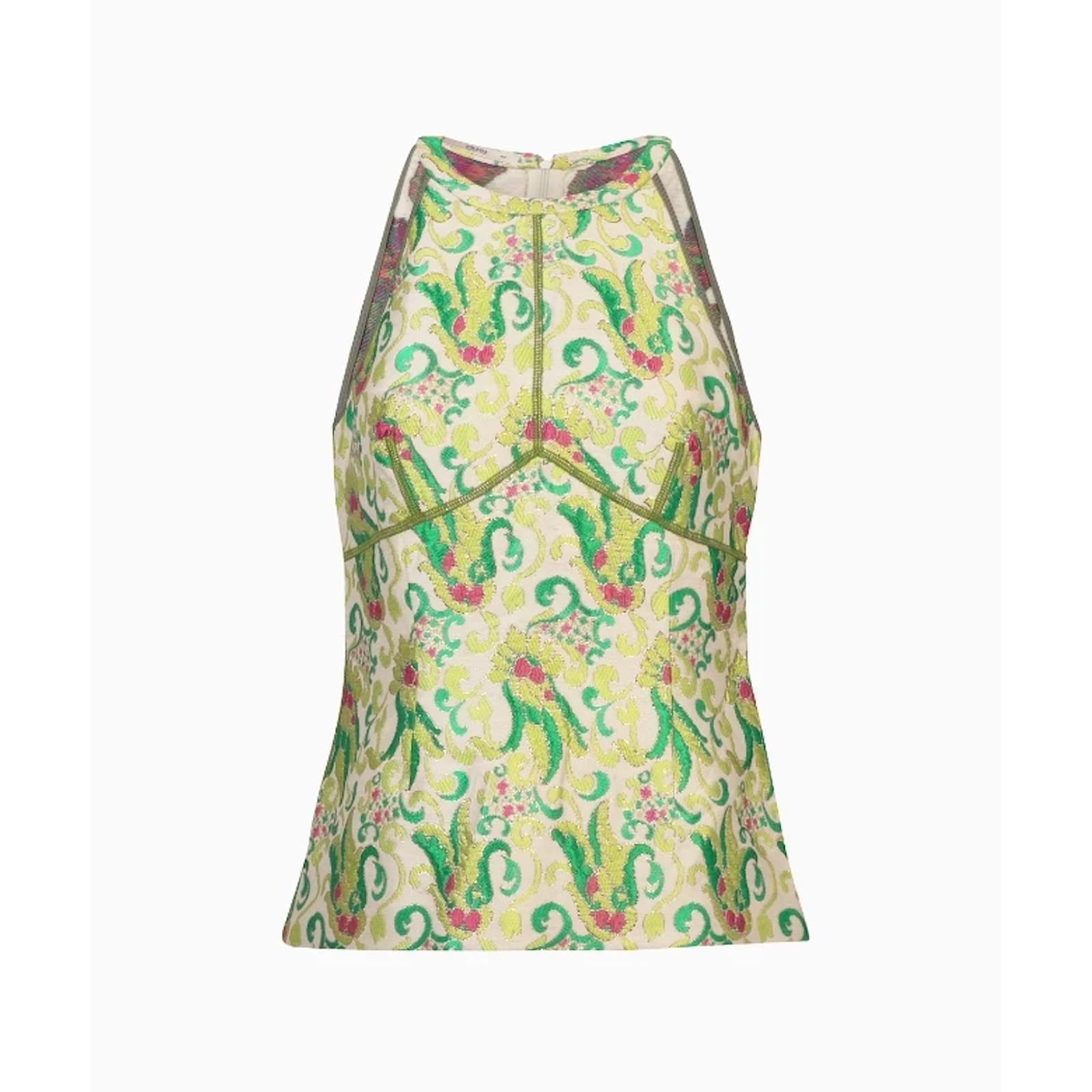 Prada evening dress, Baroque Pastel model SS2003. Green Silk ref.2439809 -  Joli Closet