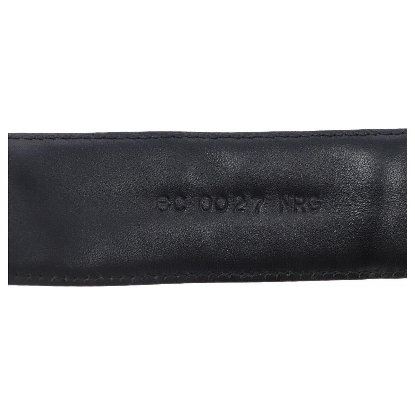 FENDI Zucca Canvas Belt Black Brown Auth 133498 FENDI Zucca Canvas Belt Black Brown Auth 133498 Leather ref  main image 3