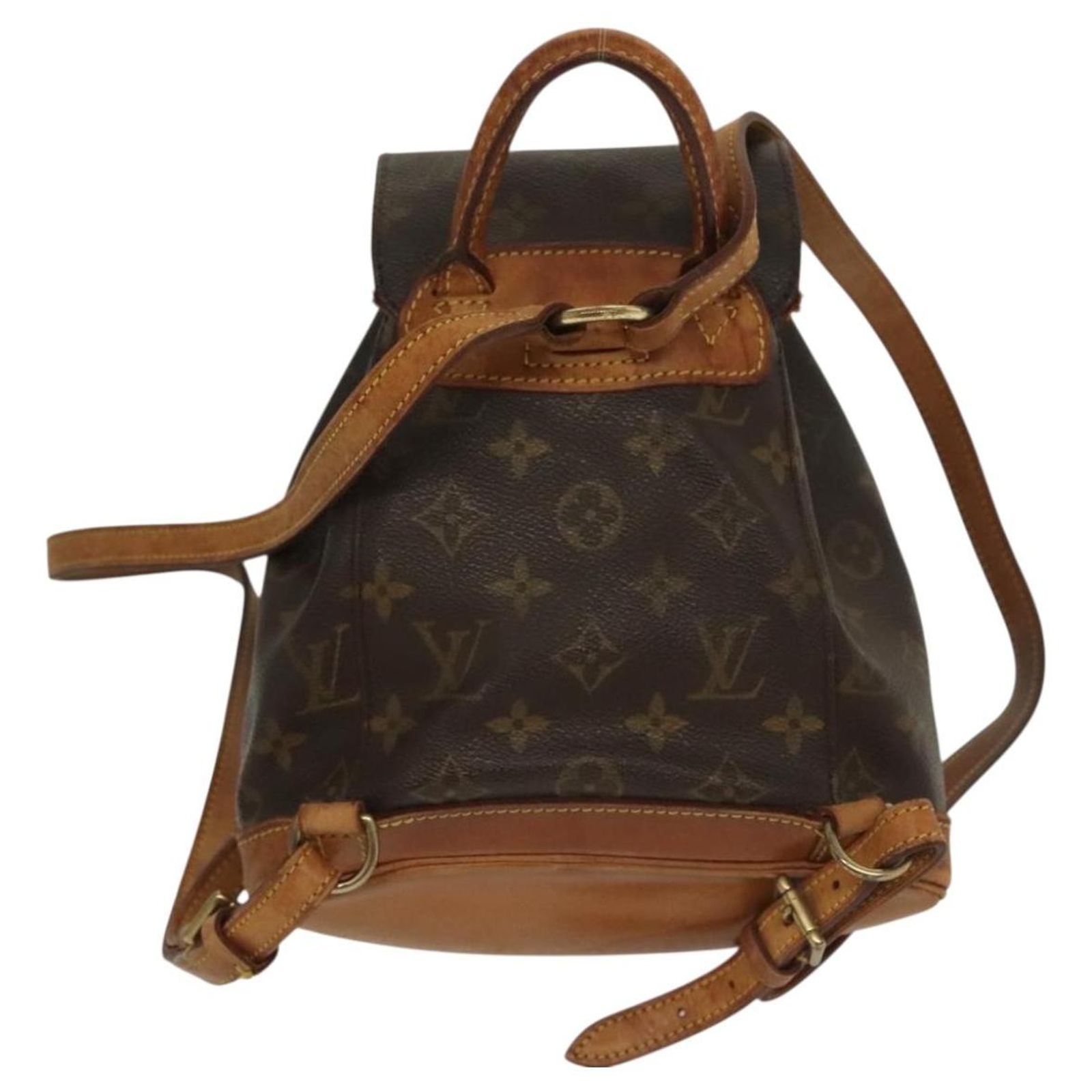 LOUIS VUITTON Monogram Montsouris PM Backpack M51137 LV Auth ar13787 Louis Vuitton LV Montsouris backpack PM new Brown Cloth ref  main image 2
